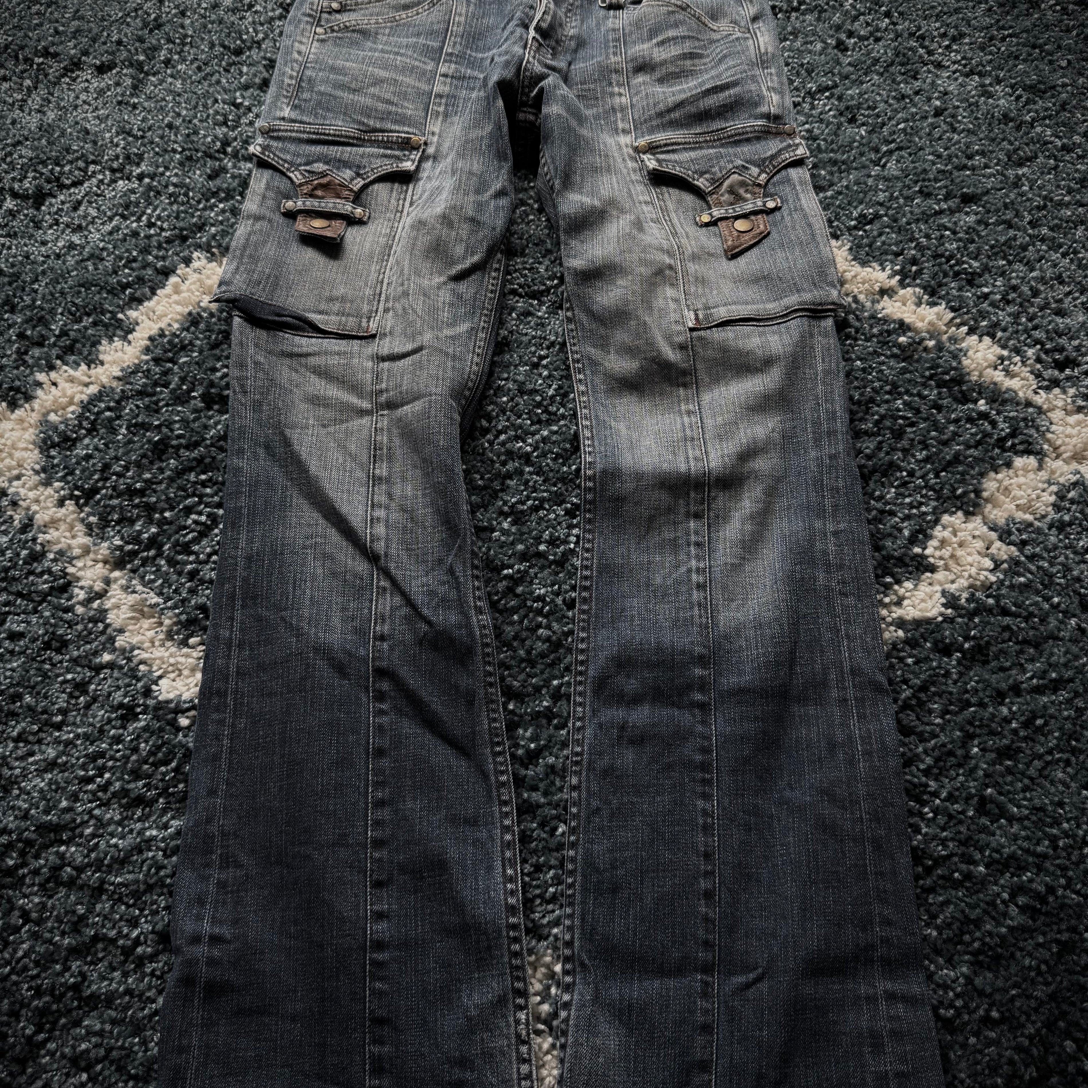 Nicole Club Snakeskin flared Jeans