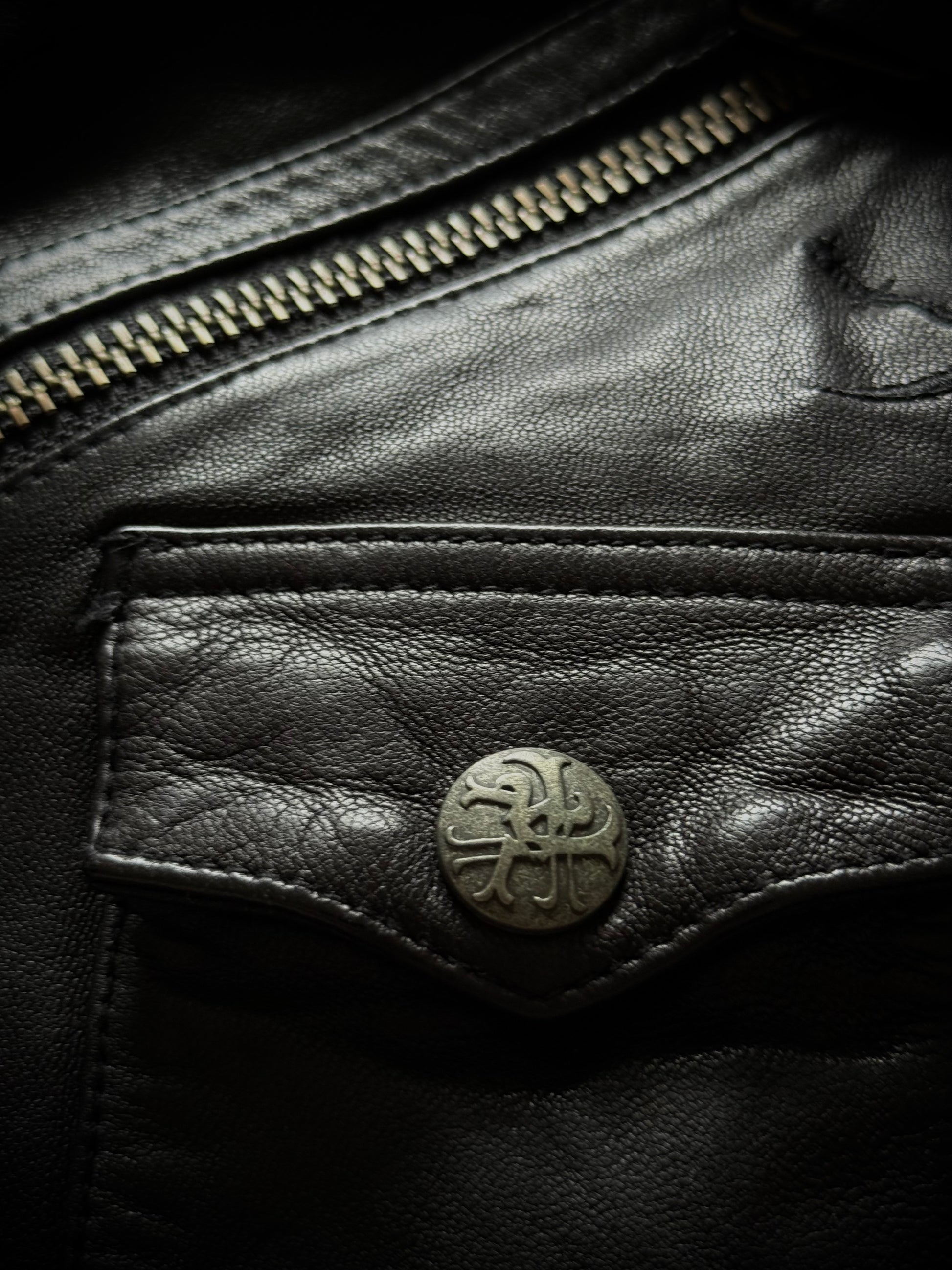 Hiromu Takahara Abordadge Asymetrical rider jacket