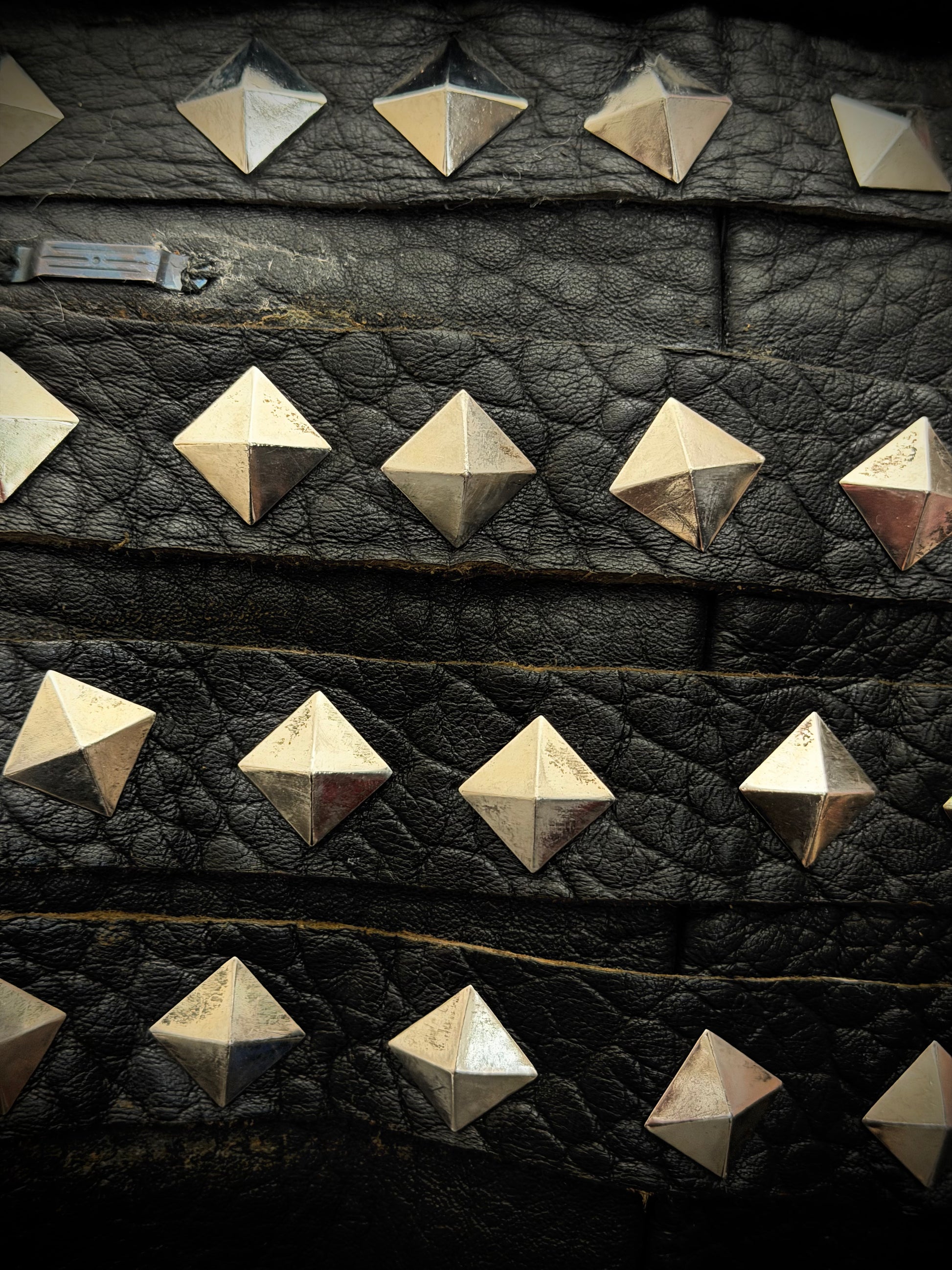 1of1 Napoleon Studded Asymetrical Leather Jacket