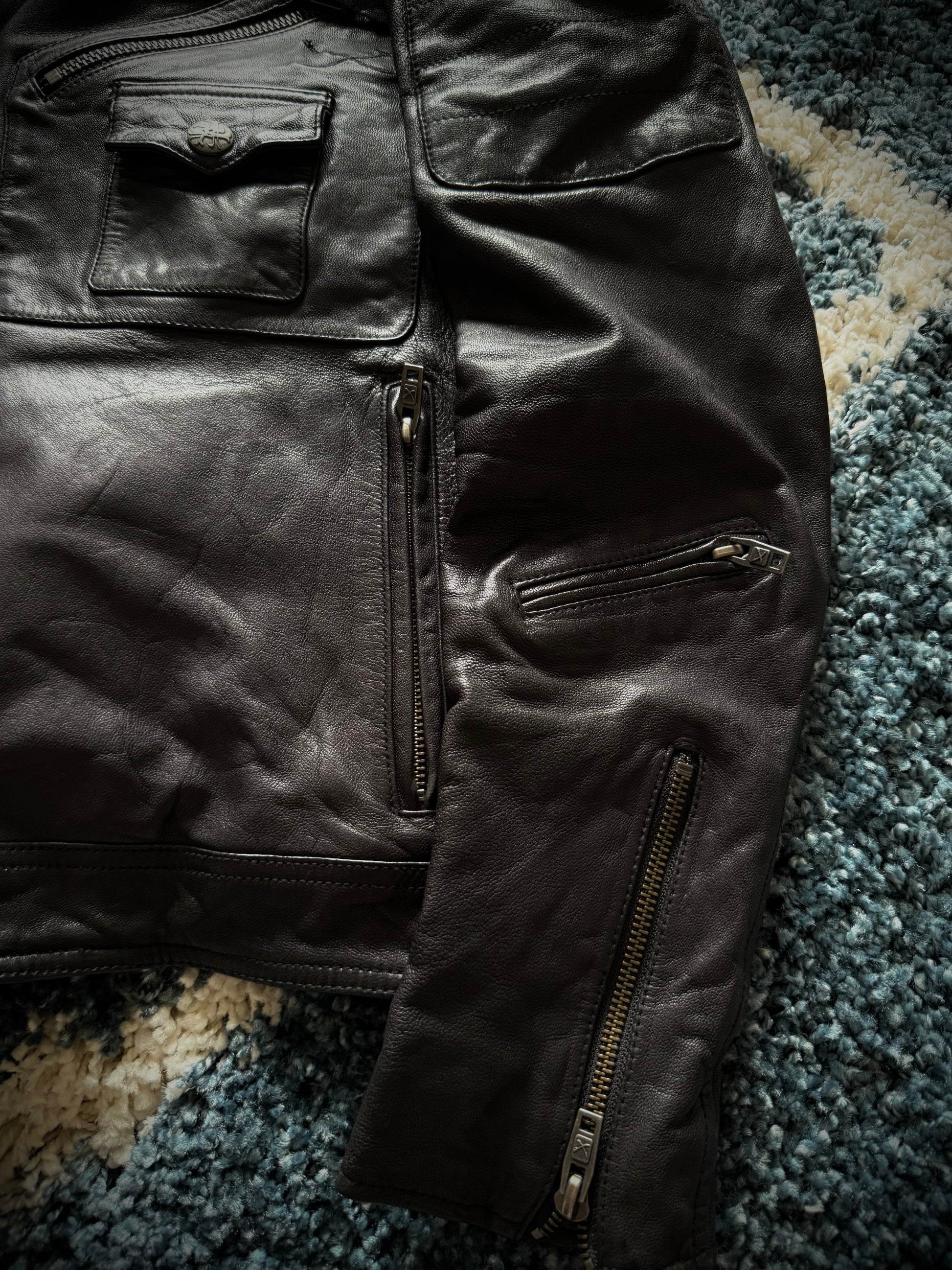 Hiromu Takahara Abordadge Asymetrical rider jacket