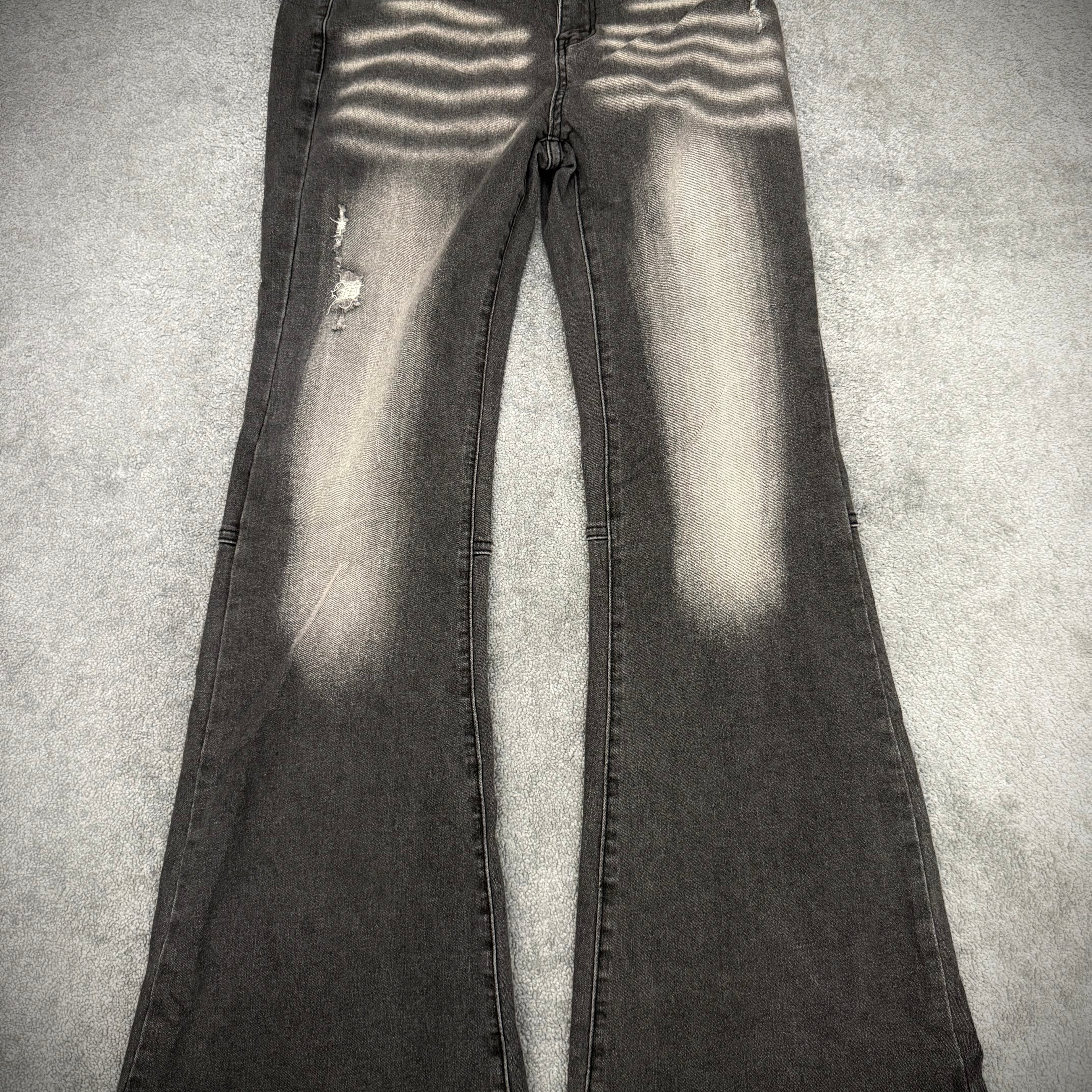 Industrial Clawmark flared pants