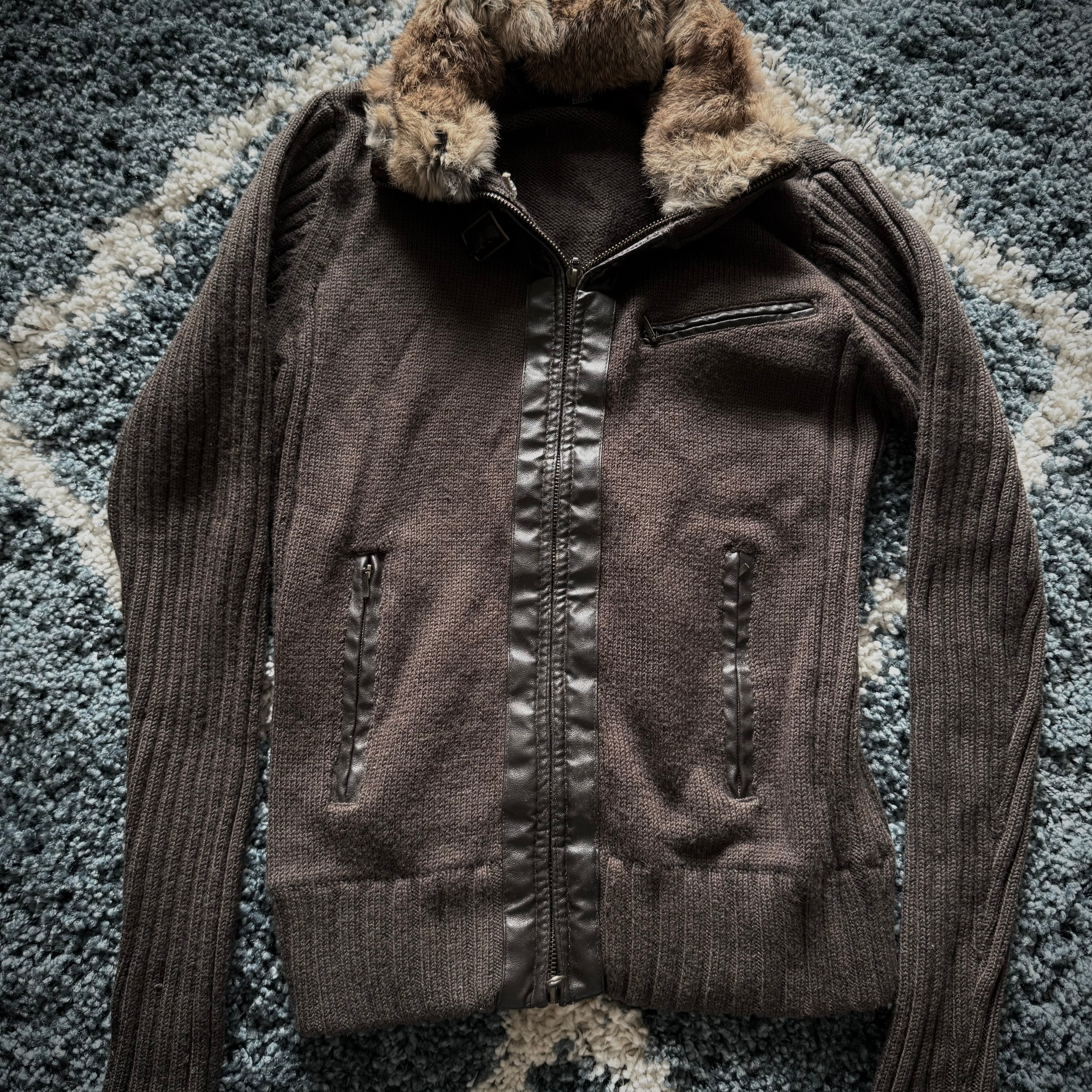 Tornado Rabbit Mesh Tornado Mart Detachable Rabbit Fur Knit – wintexarchive