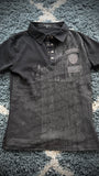 In The Attic Waxed Patched Polo Shirt