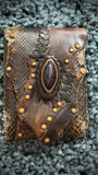 KMRII PONY HAIR & SNAKESKIN OG WALLET