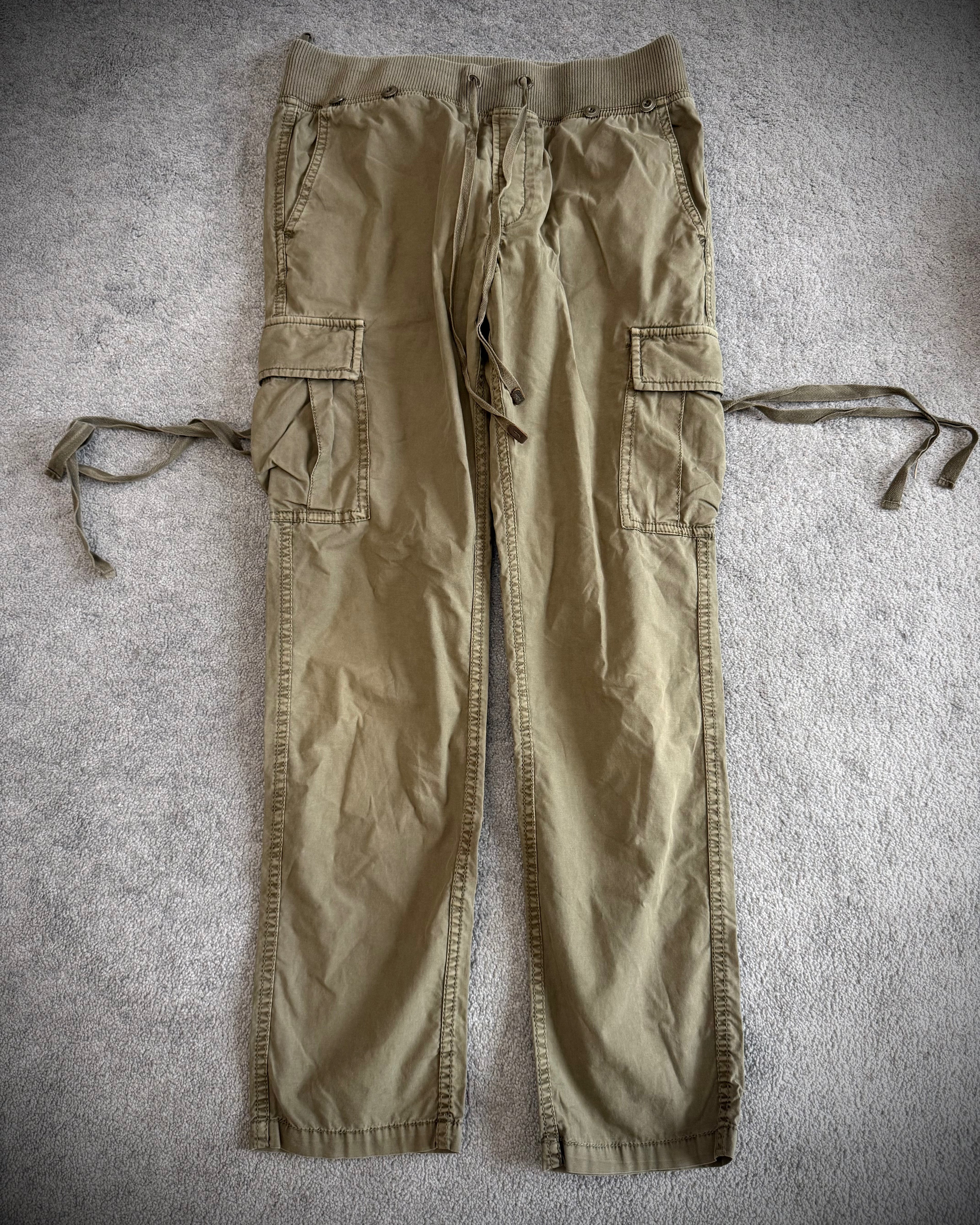 G.O.A military khaki tassels cargo pants