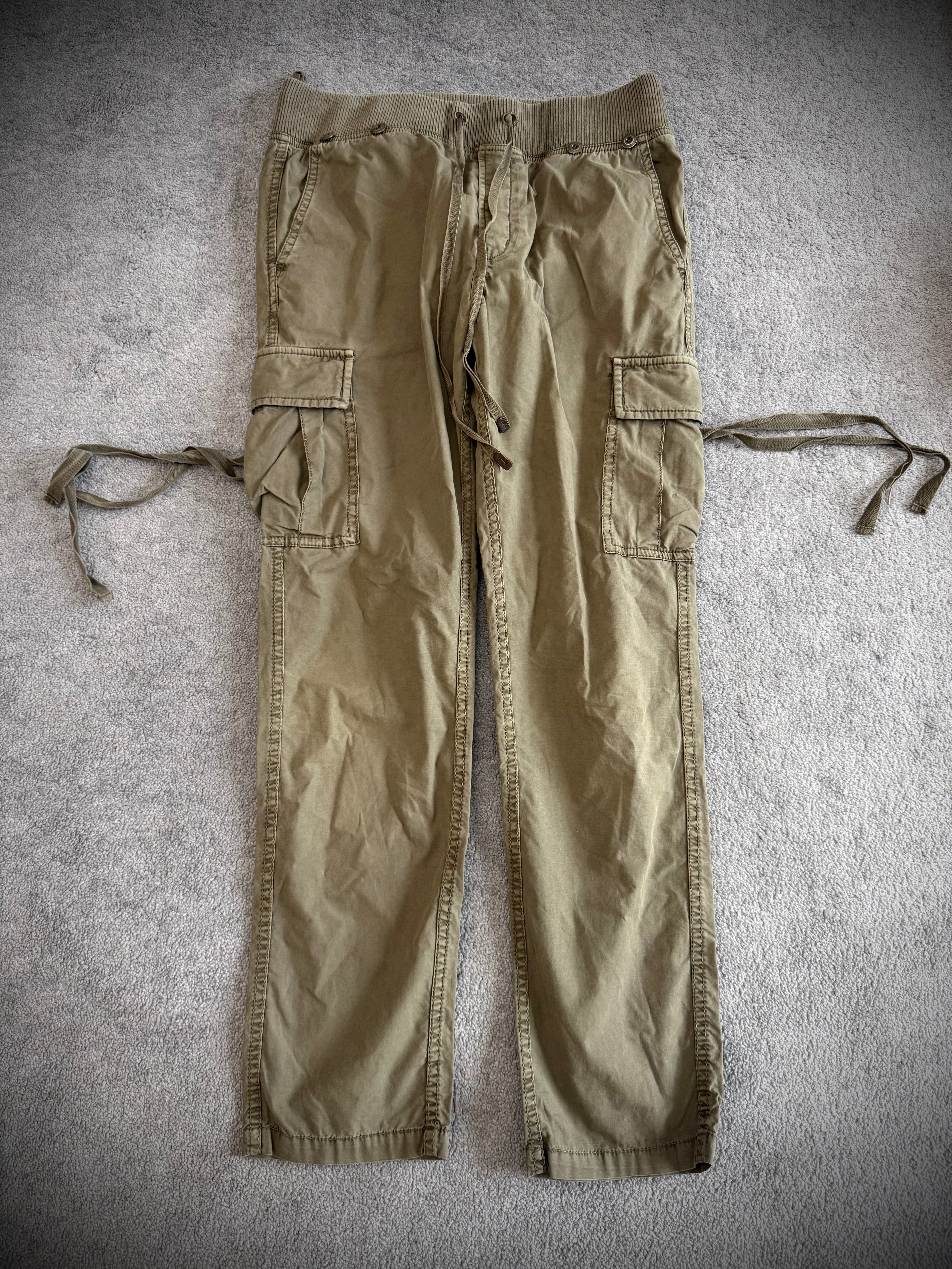 G.O.A military khaki tassels cargo pants
