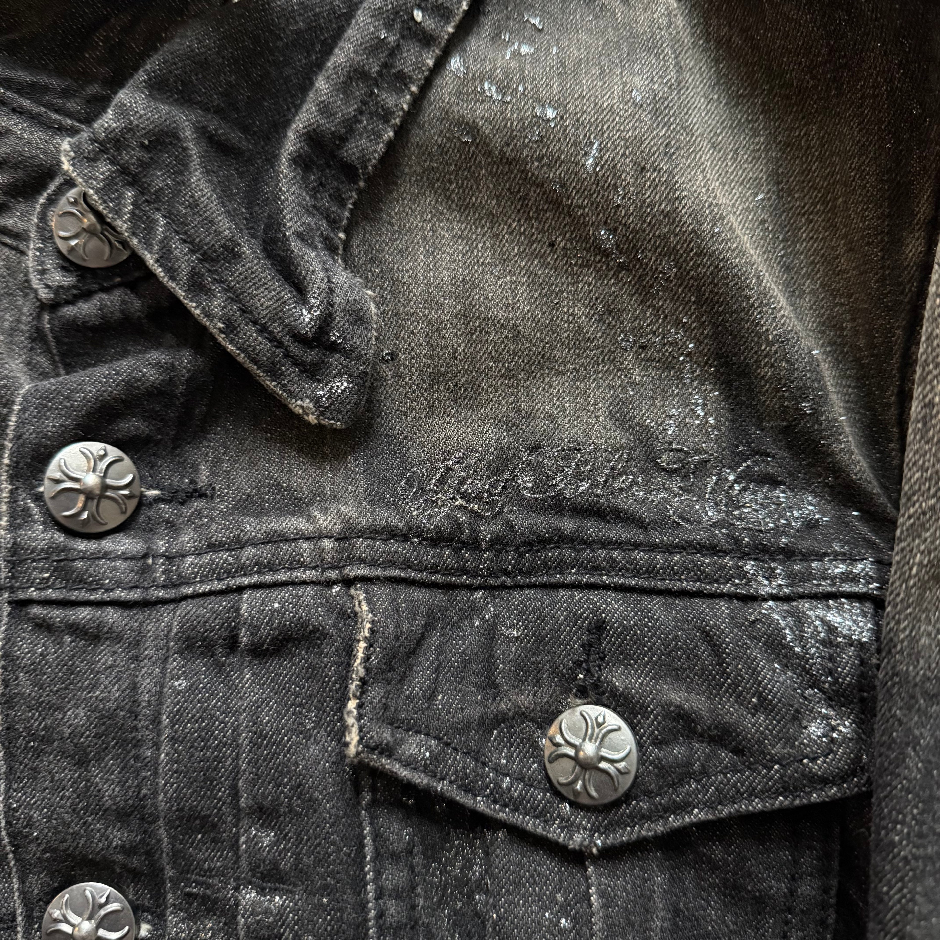 Vice Fairy Bless You Denim Jacket