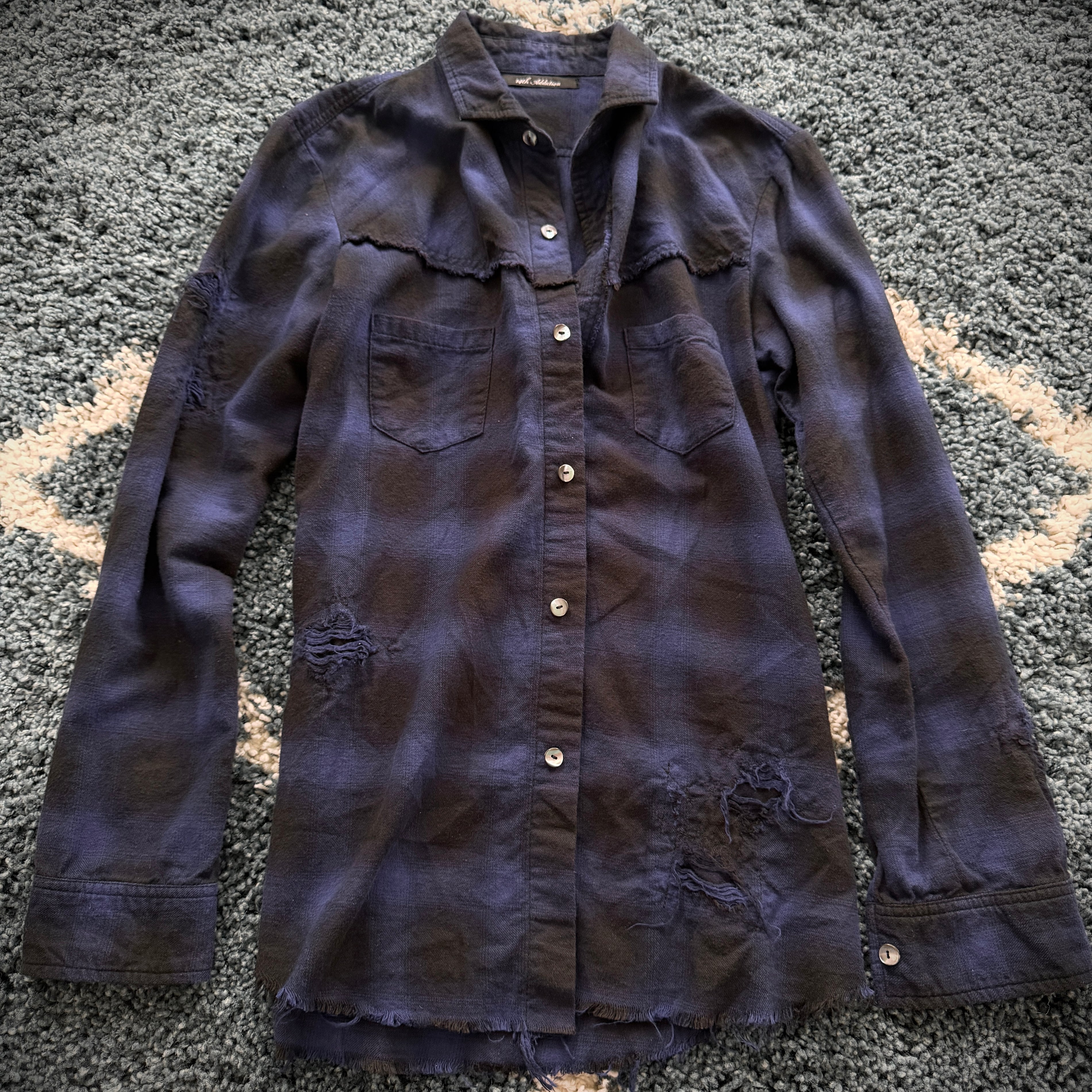 14th Addiction Distressed Flannel