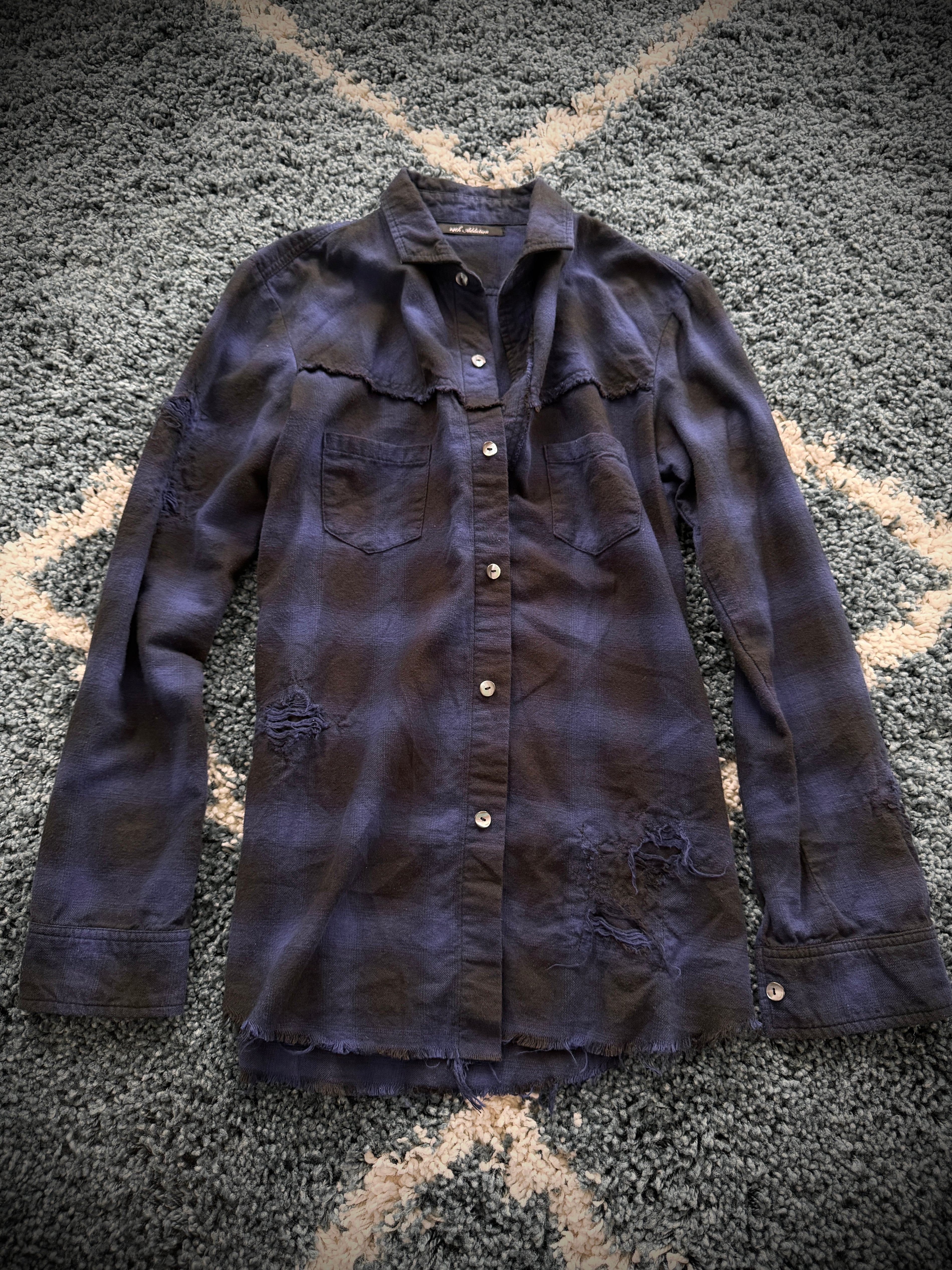 14th Addiction Distressed Flannel