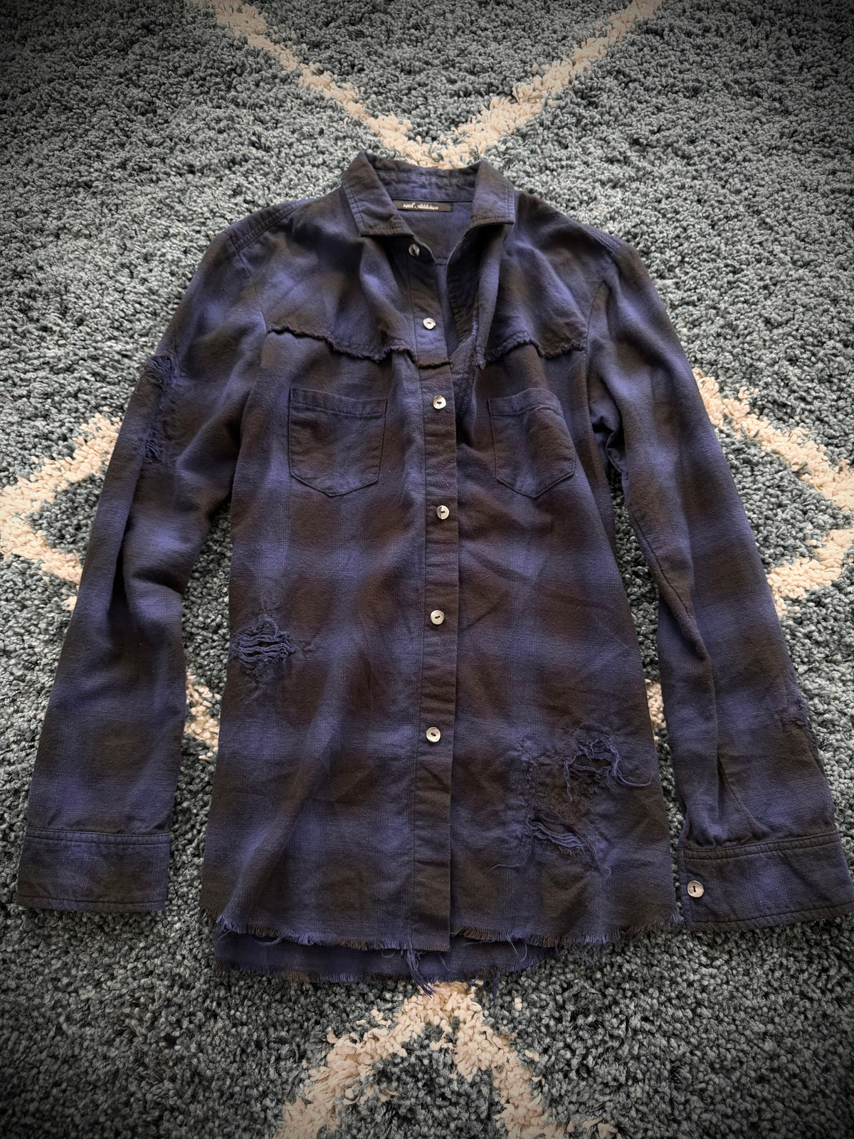 14th Addiction Distressed Flannel