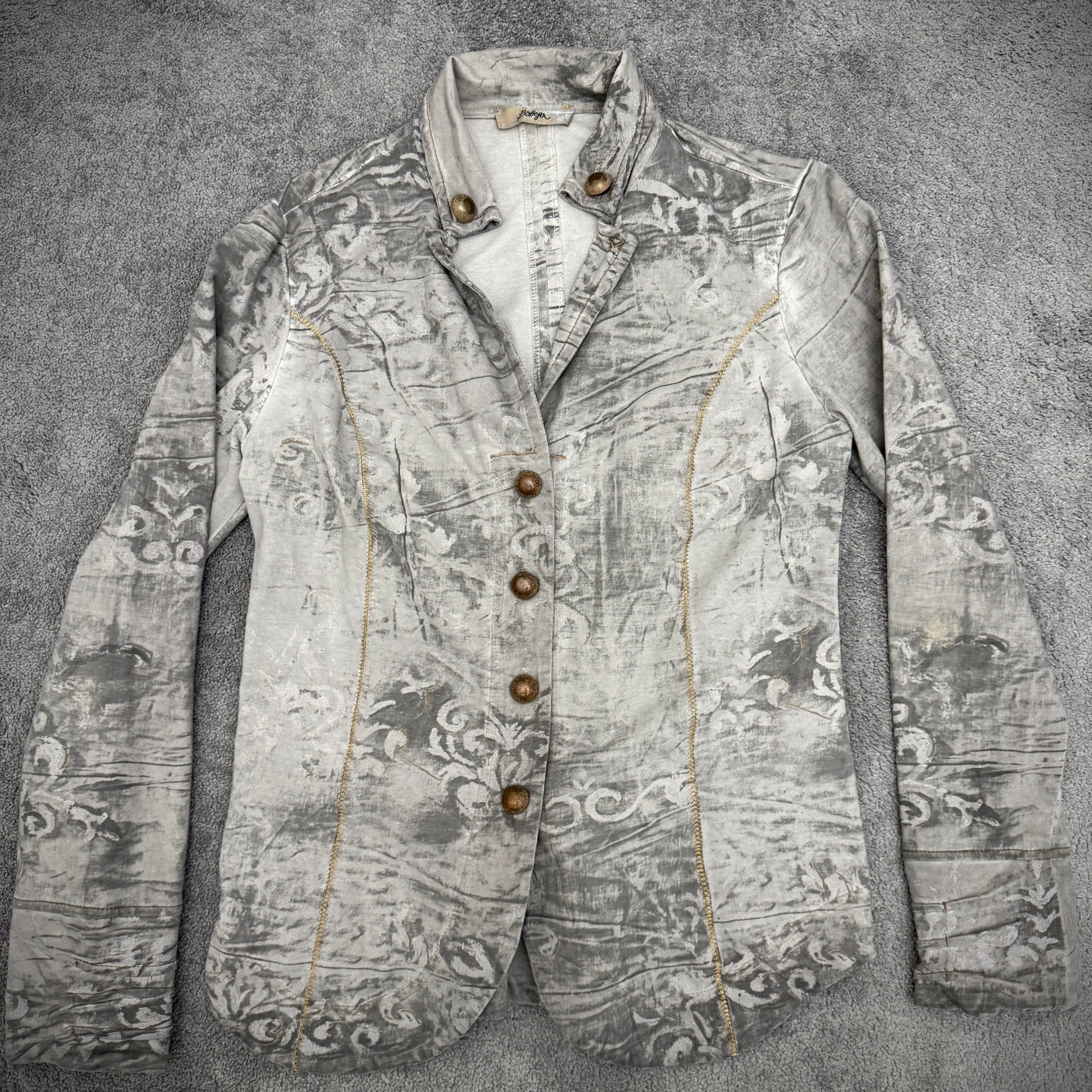 Bottega skull tribal blazer