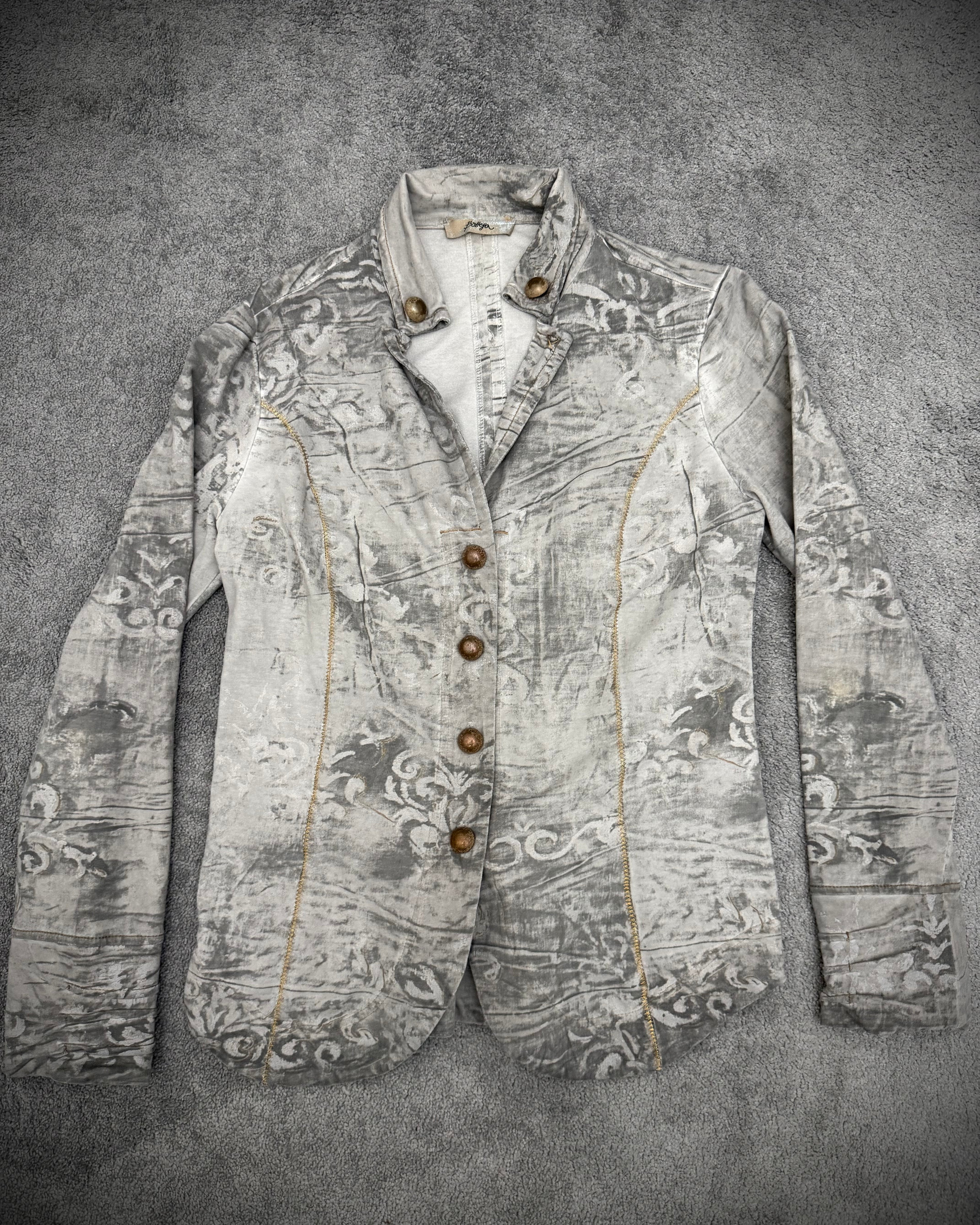 Bottega skull tribal blazer