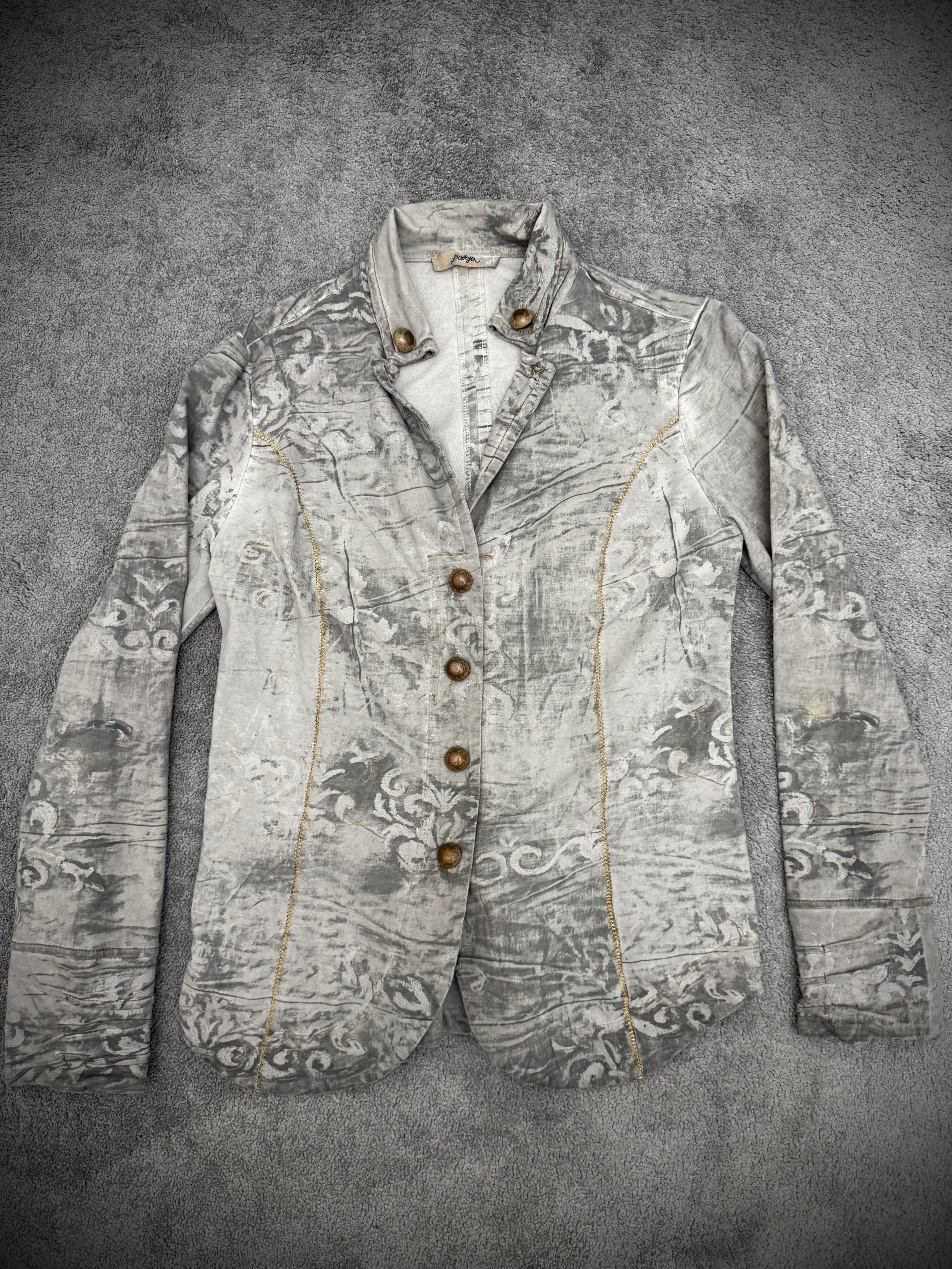 Bottega skull tribal blazer