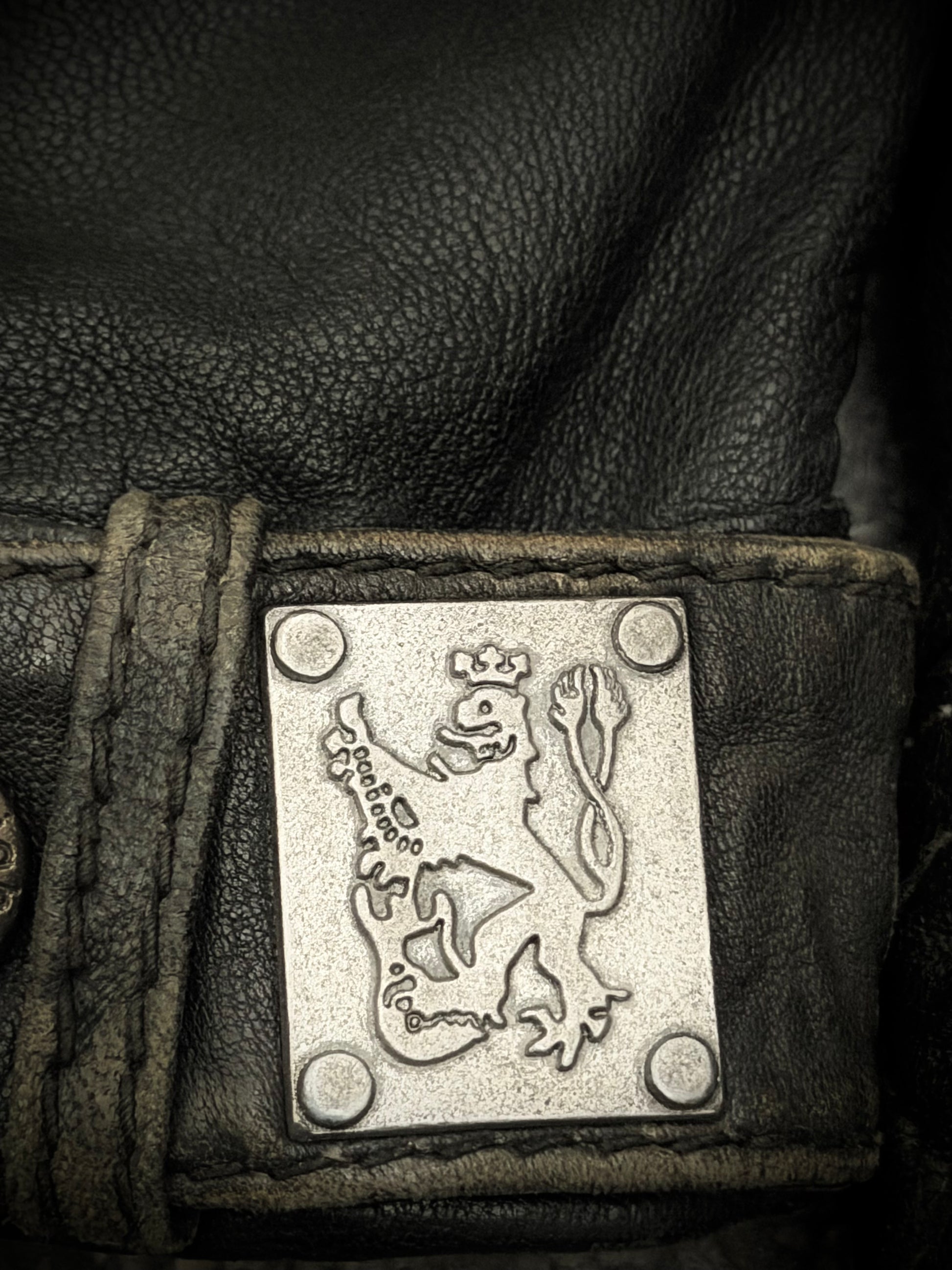 Tigha Royal Clip Leather Jacket