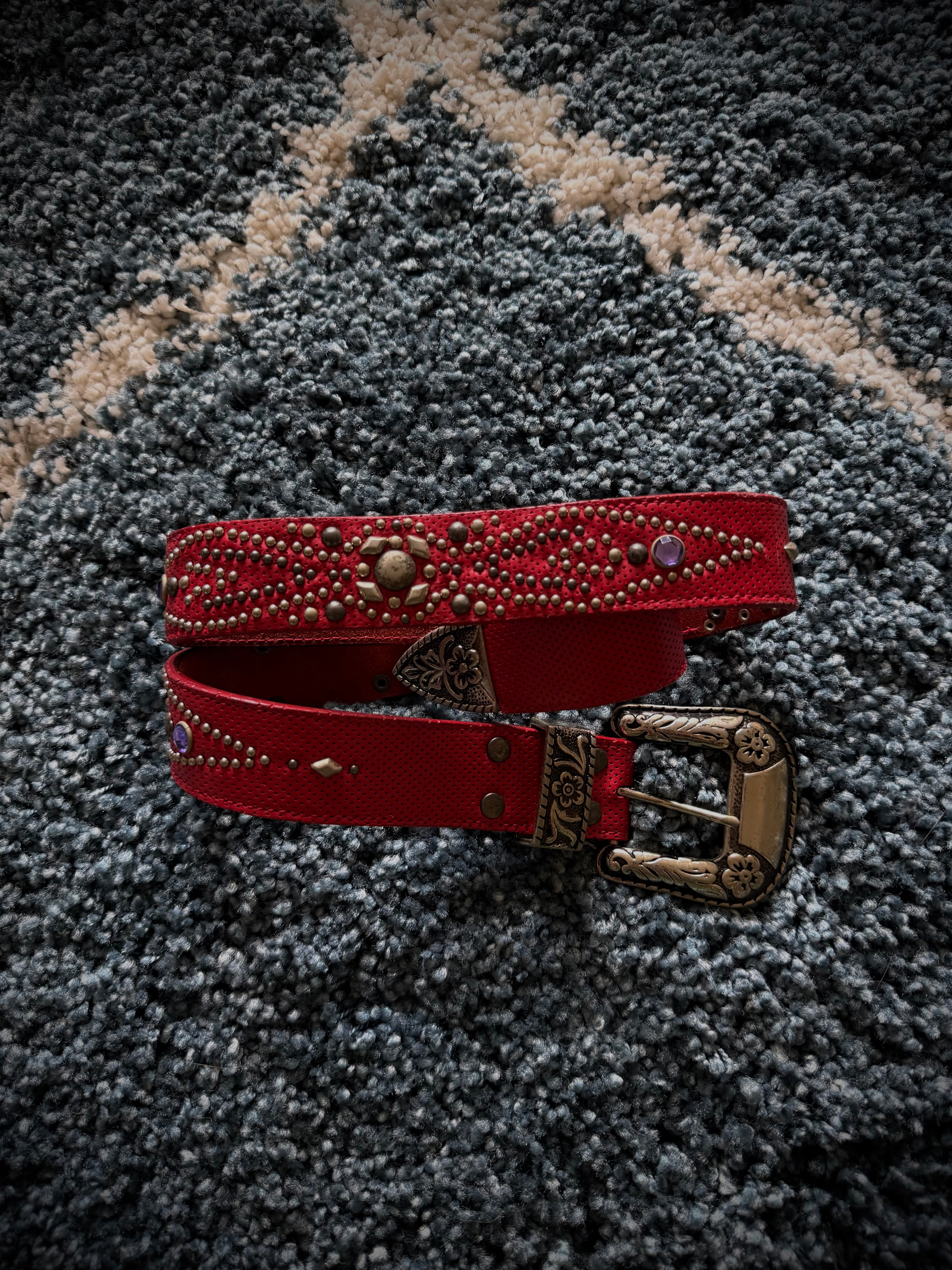 Tornado Mart Crystal flower belt