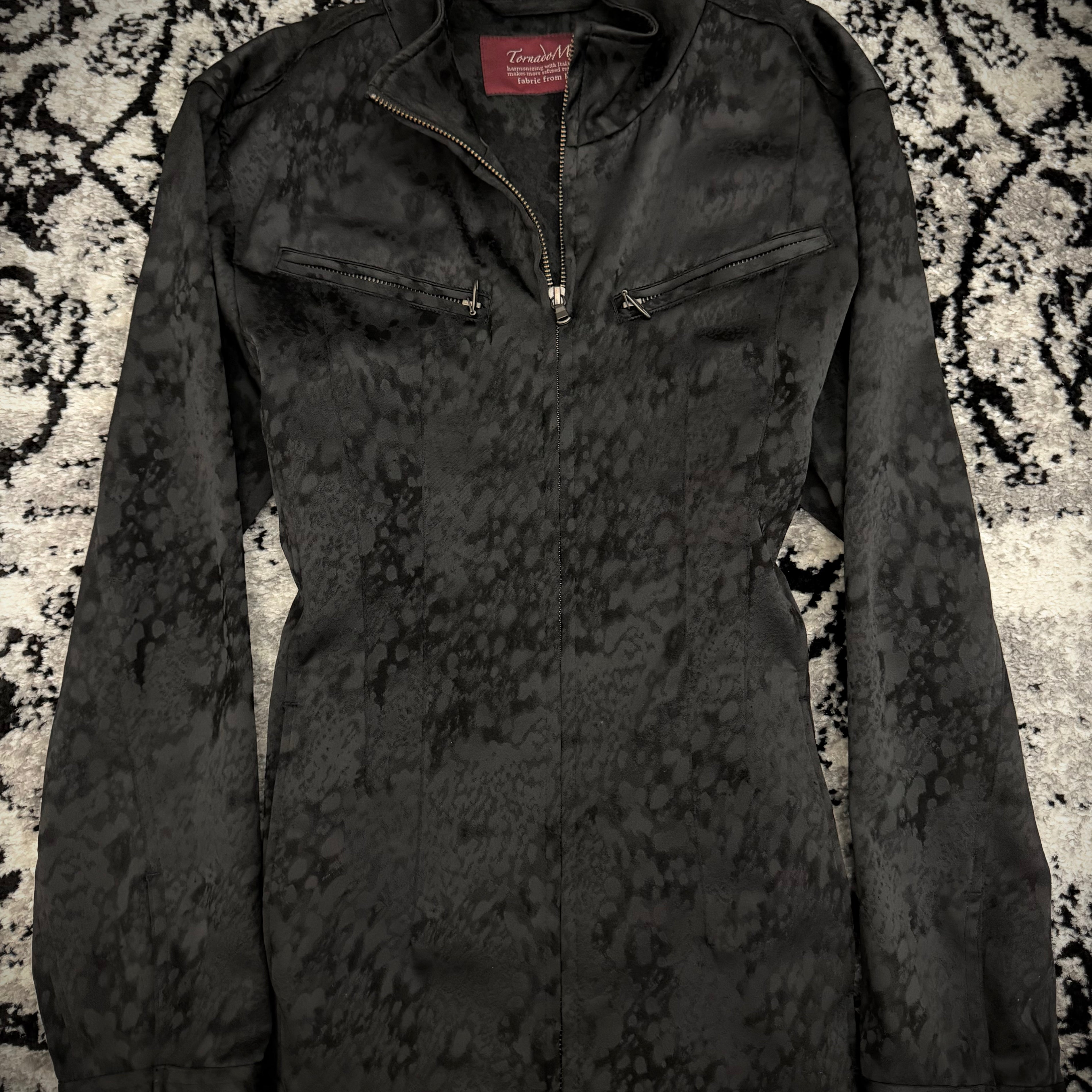 Tornado Mart Italy Line Leopard Coated Jacket