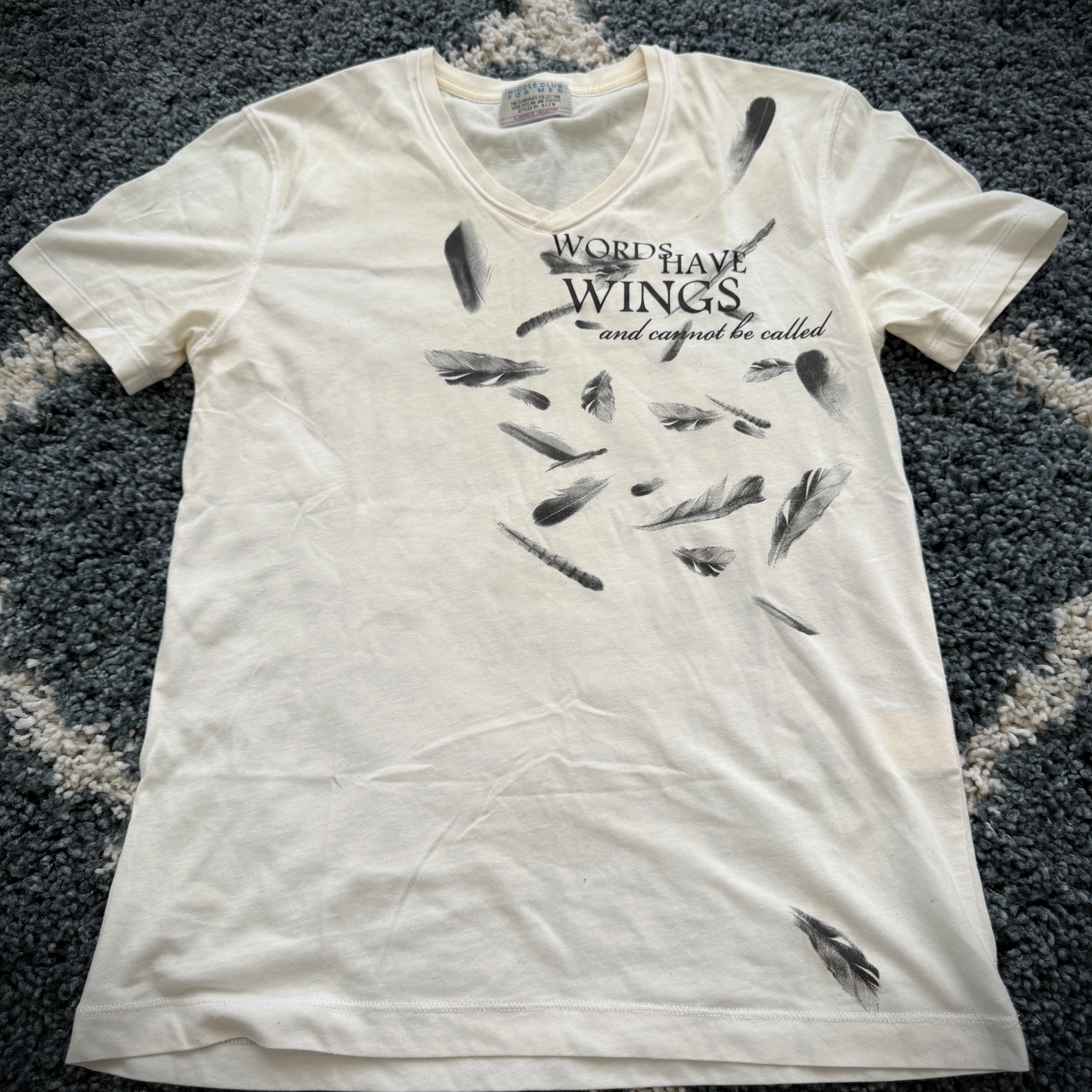 Nicole Club Feather Poem Shirt