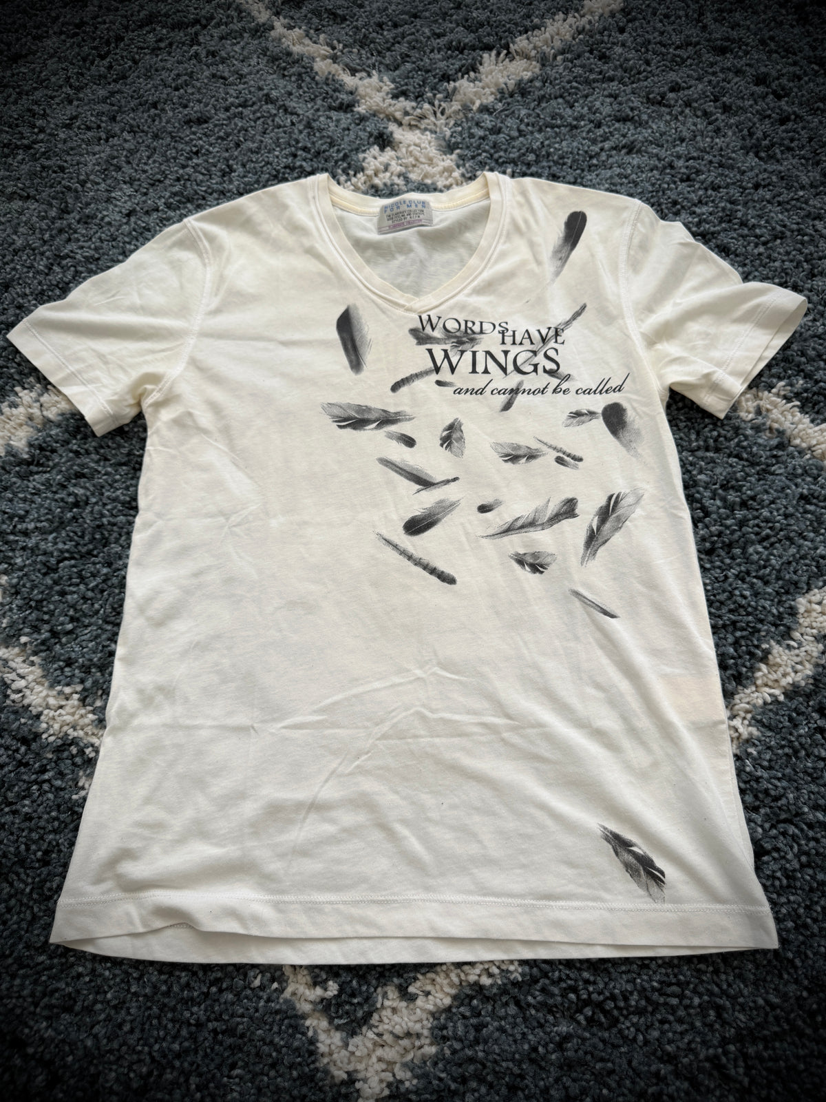 Nicole Club Feather Poem Shirt