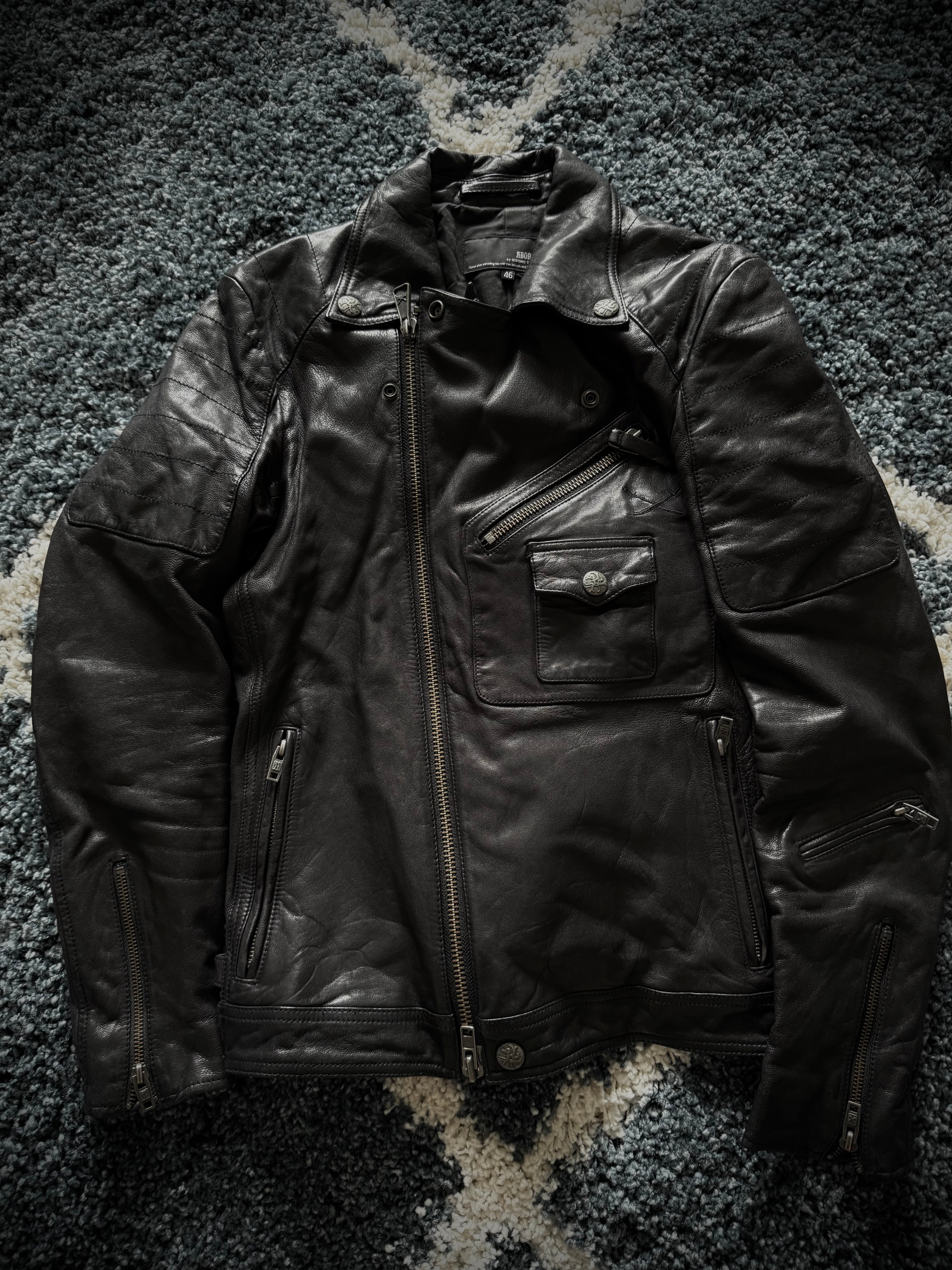 Hiromu Takahara Abordadge Asymetrical rider jacket