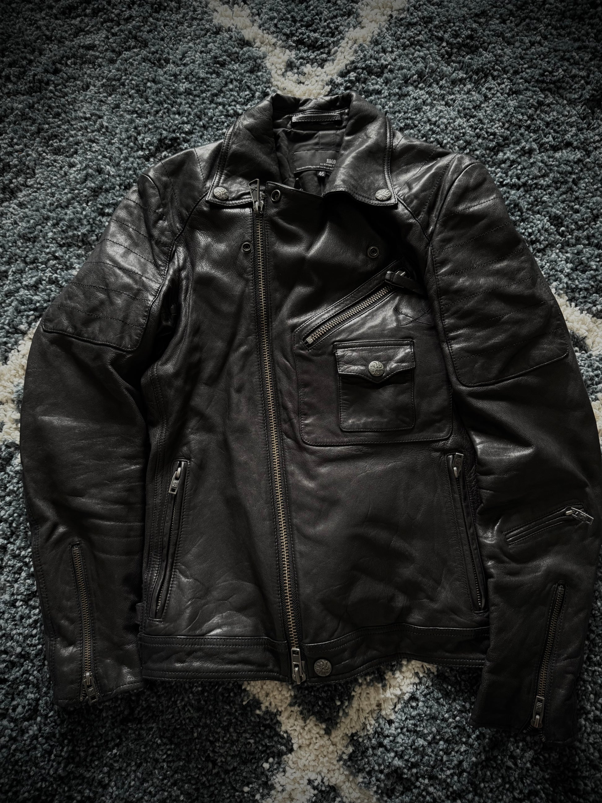 Hiromu Takahara Abordadge Asymetrical rider jacket
