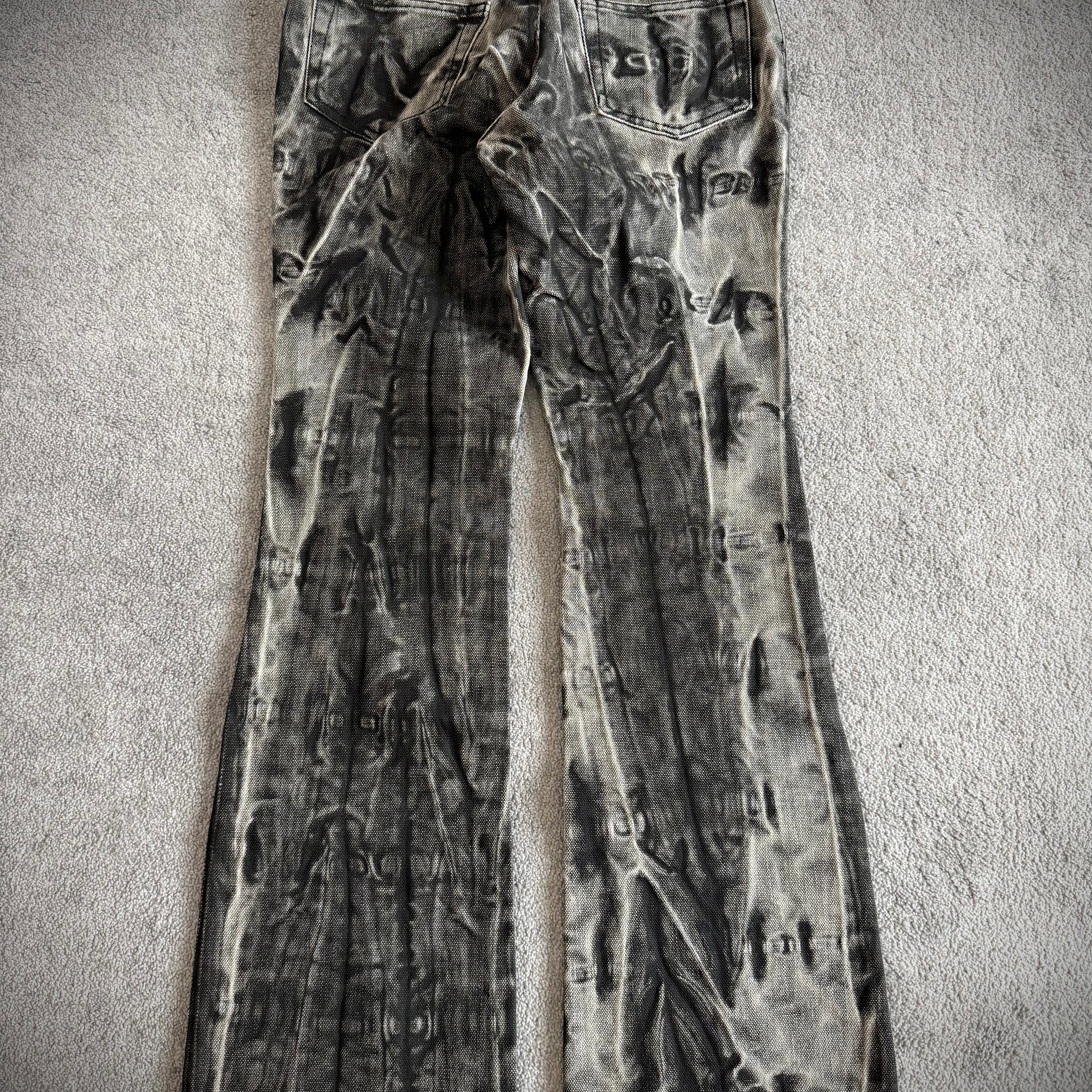 5351 Pour Les Hommes oil flared denim