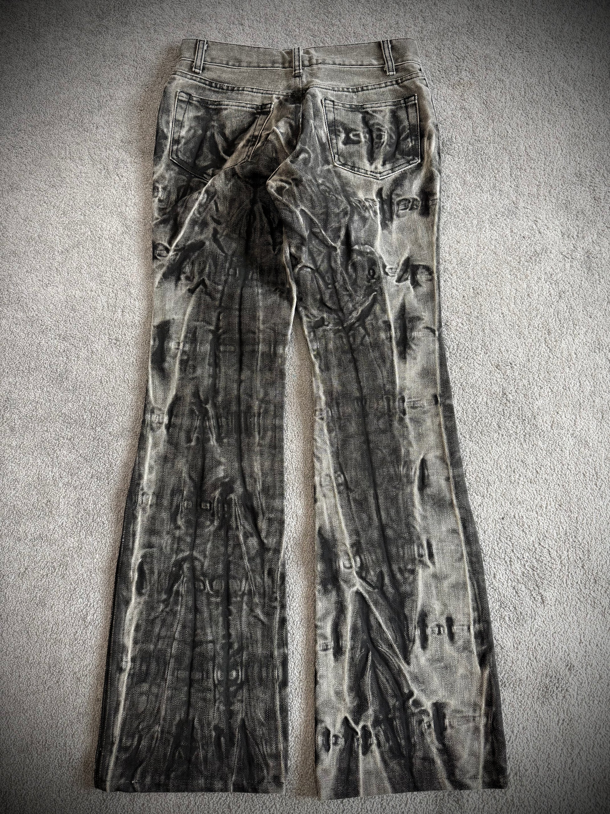 5351 Pour Les Hommes oil flared denim