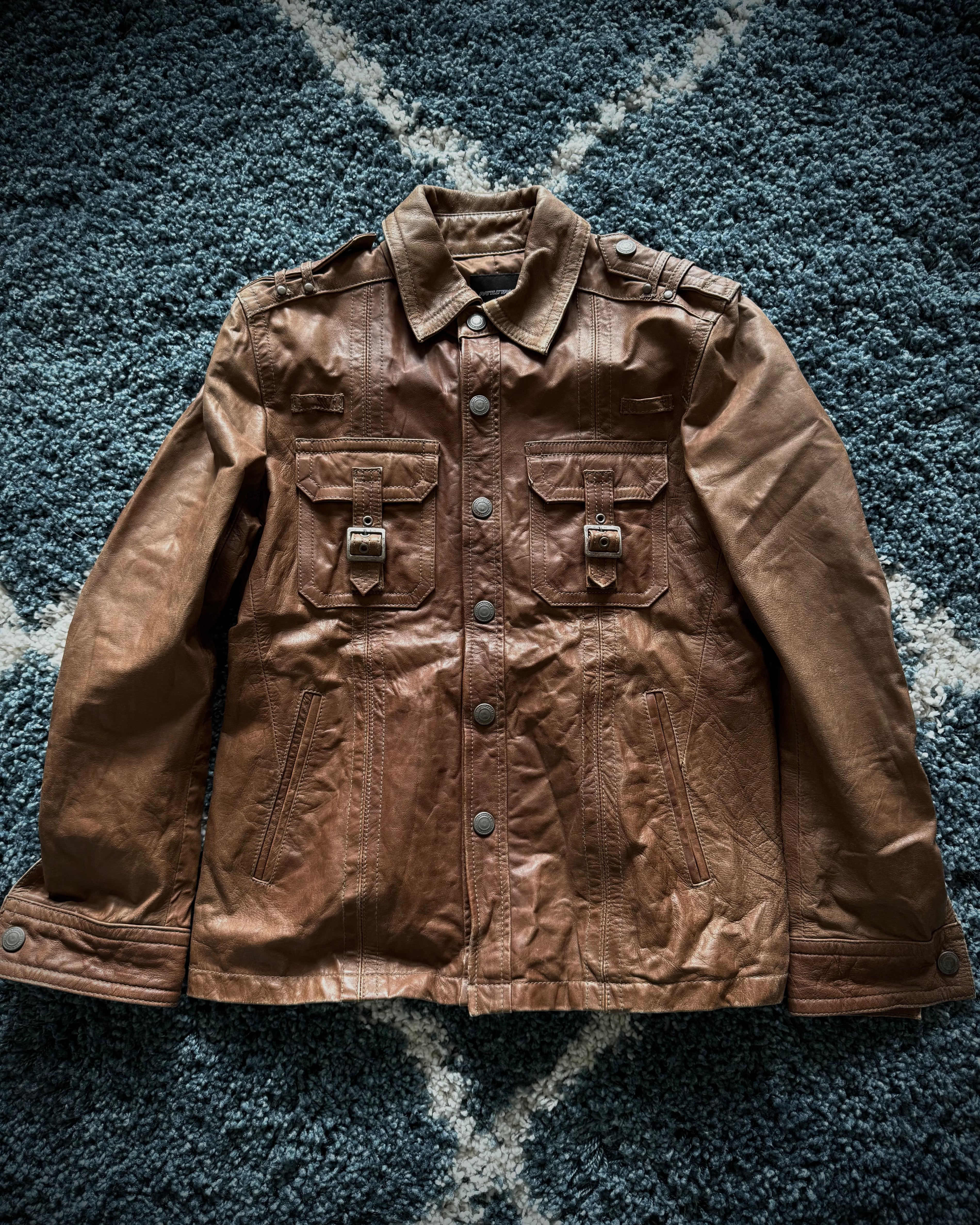 Rattle Trap Vintage Leather military jacket