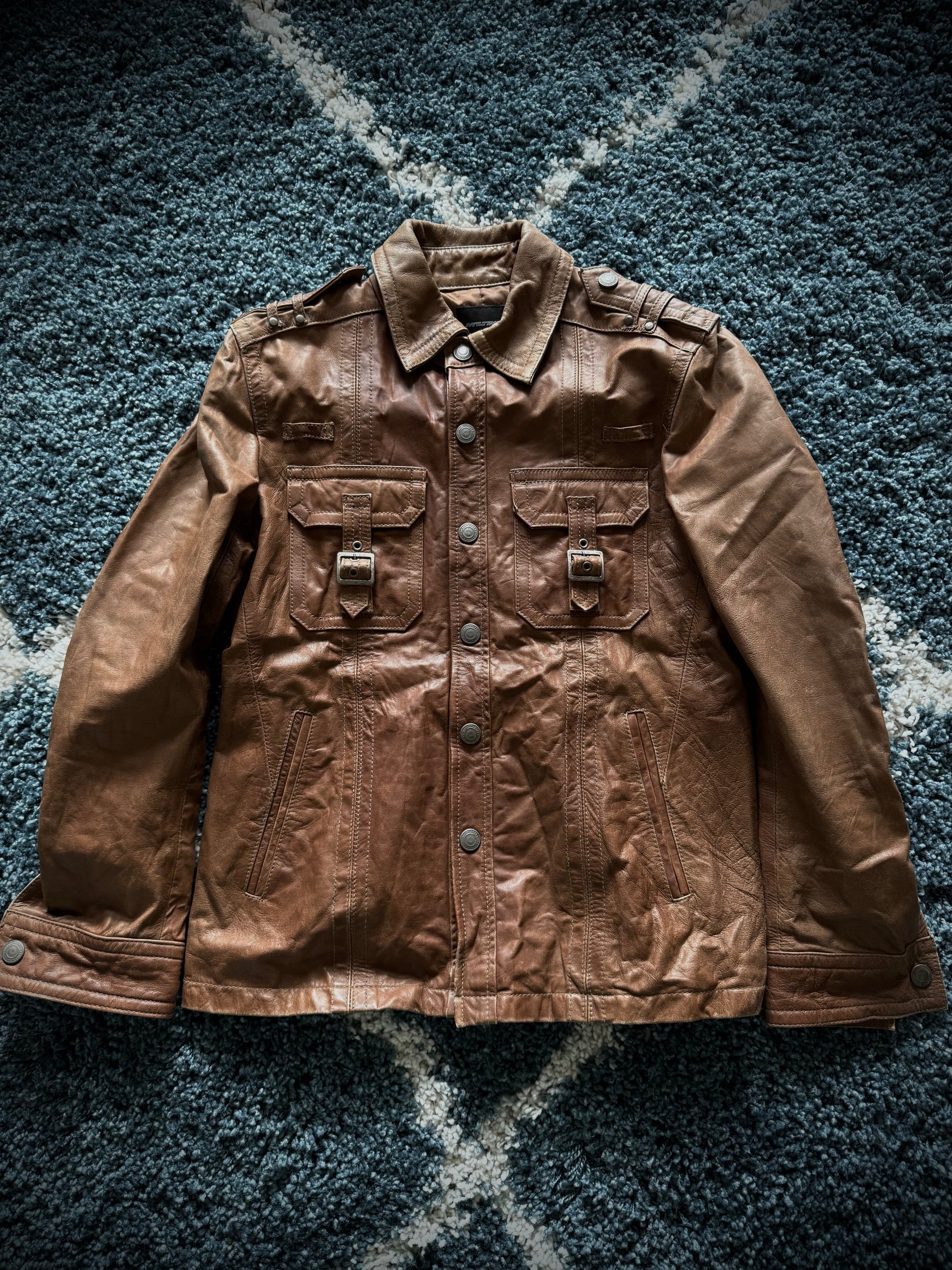 Rattle Trap Vintage Leather military jacket