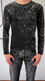 5351 Pour Les Hommes Director Oil See Through Longsleeve