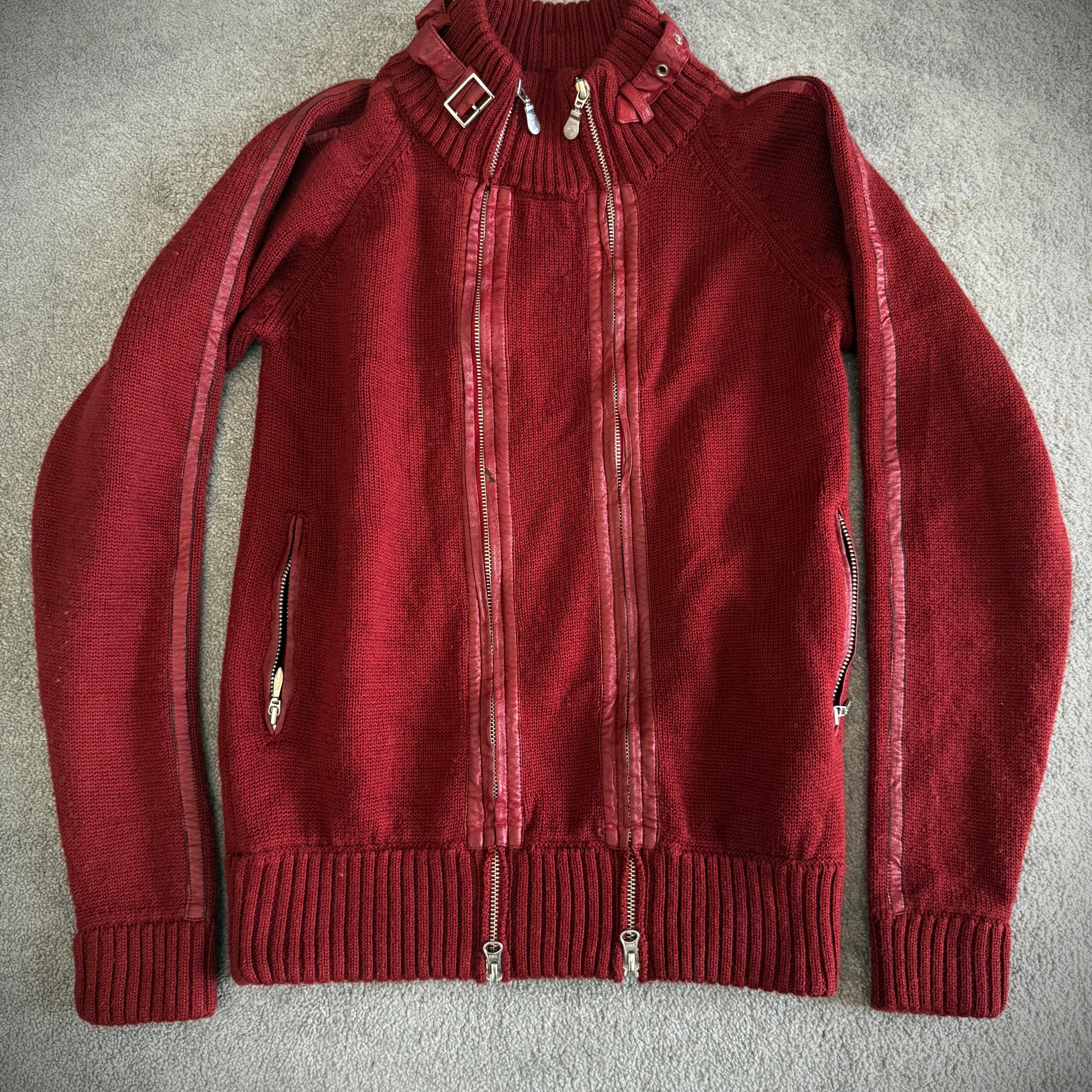 Tornado Mart Double ZIP Directors Cut Knit Jacket
