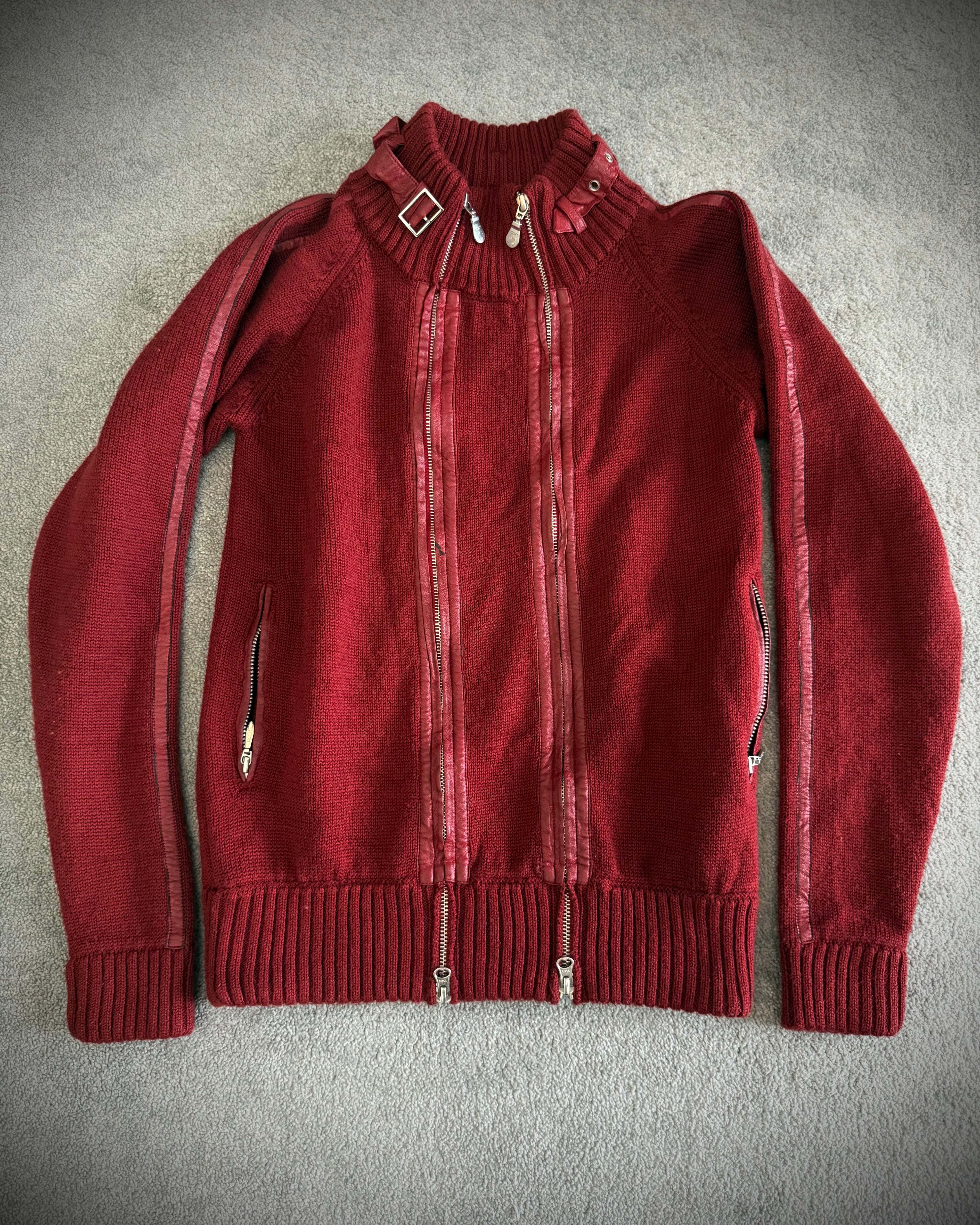 Tornado Mart Double ZIP Directors Cut Knit Jacket
