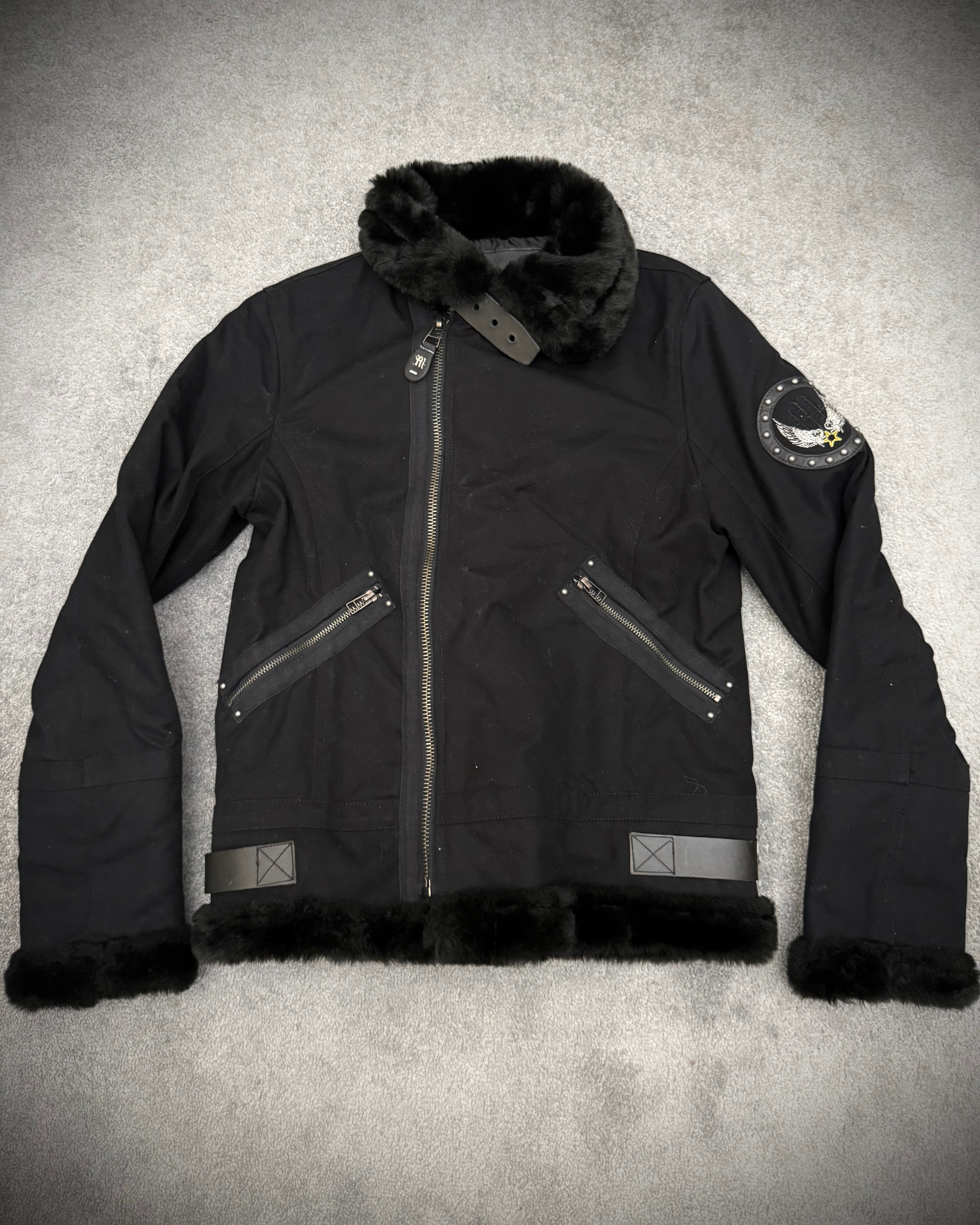 Midas 00“s Asymmetrical Flight Bomber fur jacket