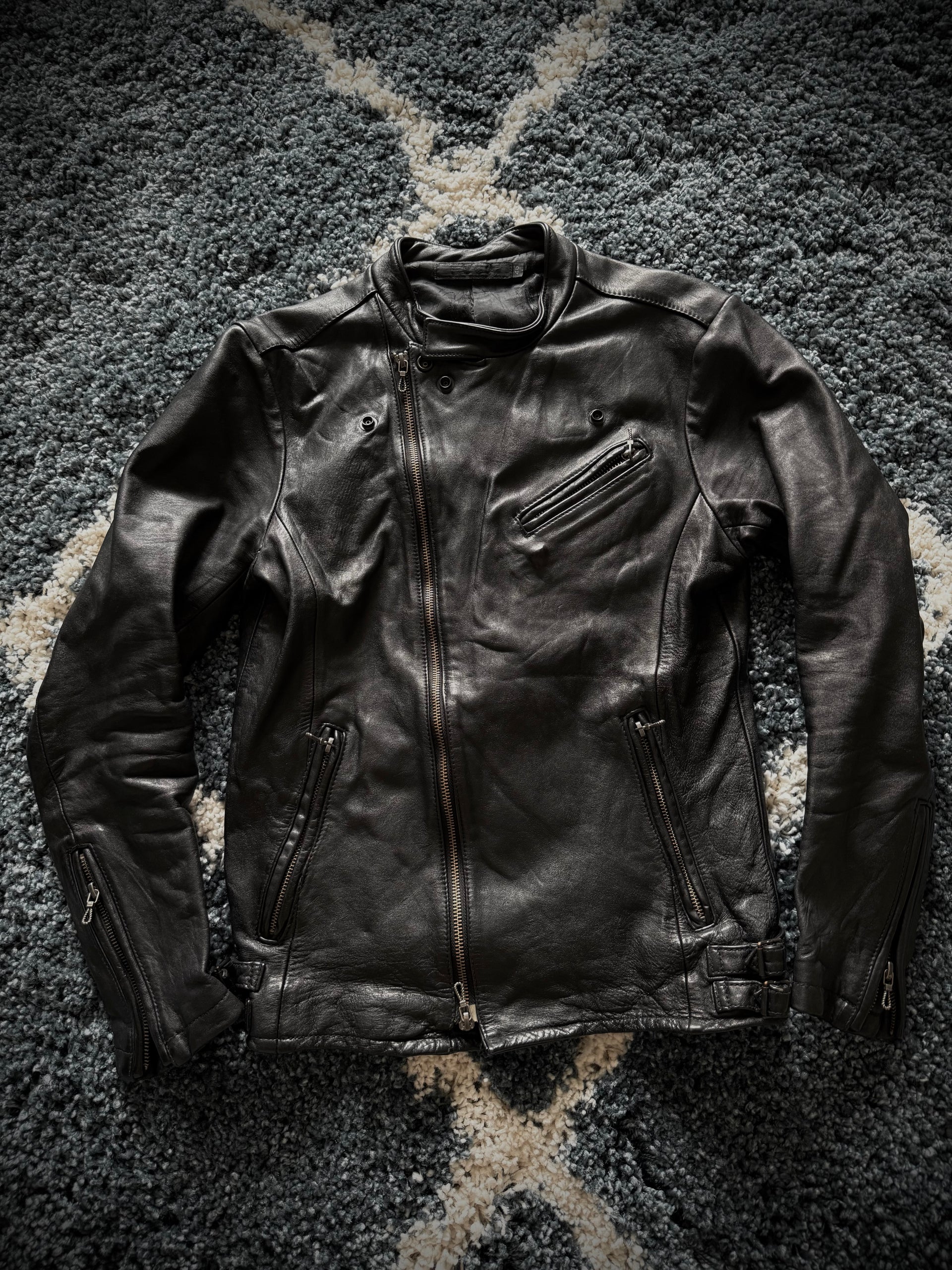 archive FUGA leather gimmick jacket bono | eBay