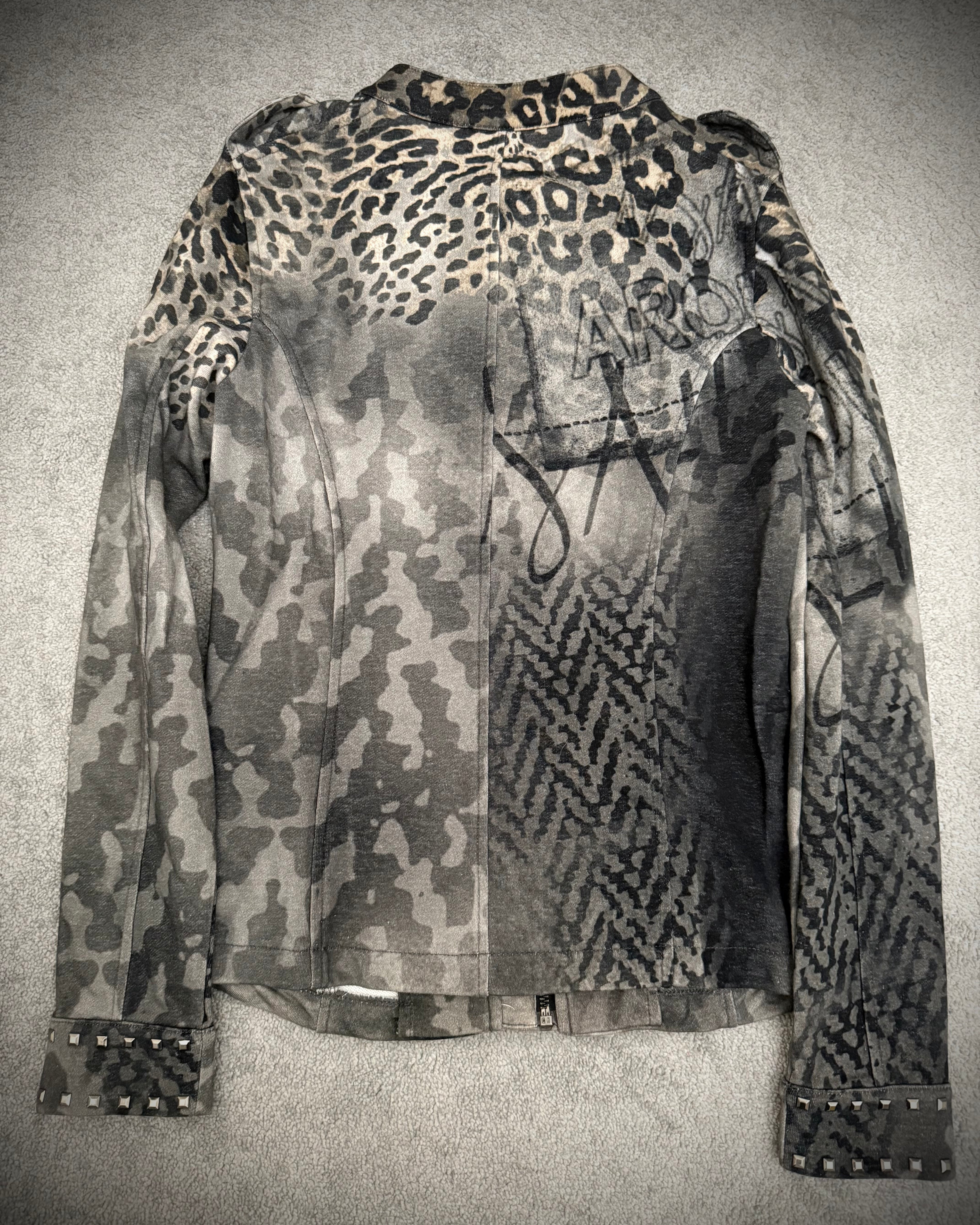 Monari multi exotical studded sweat jacket