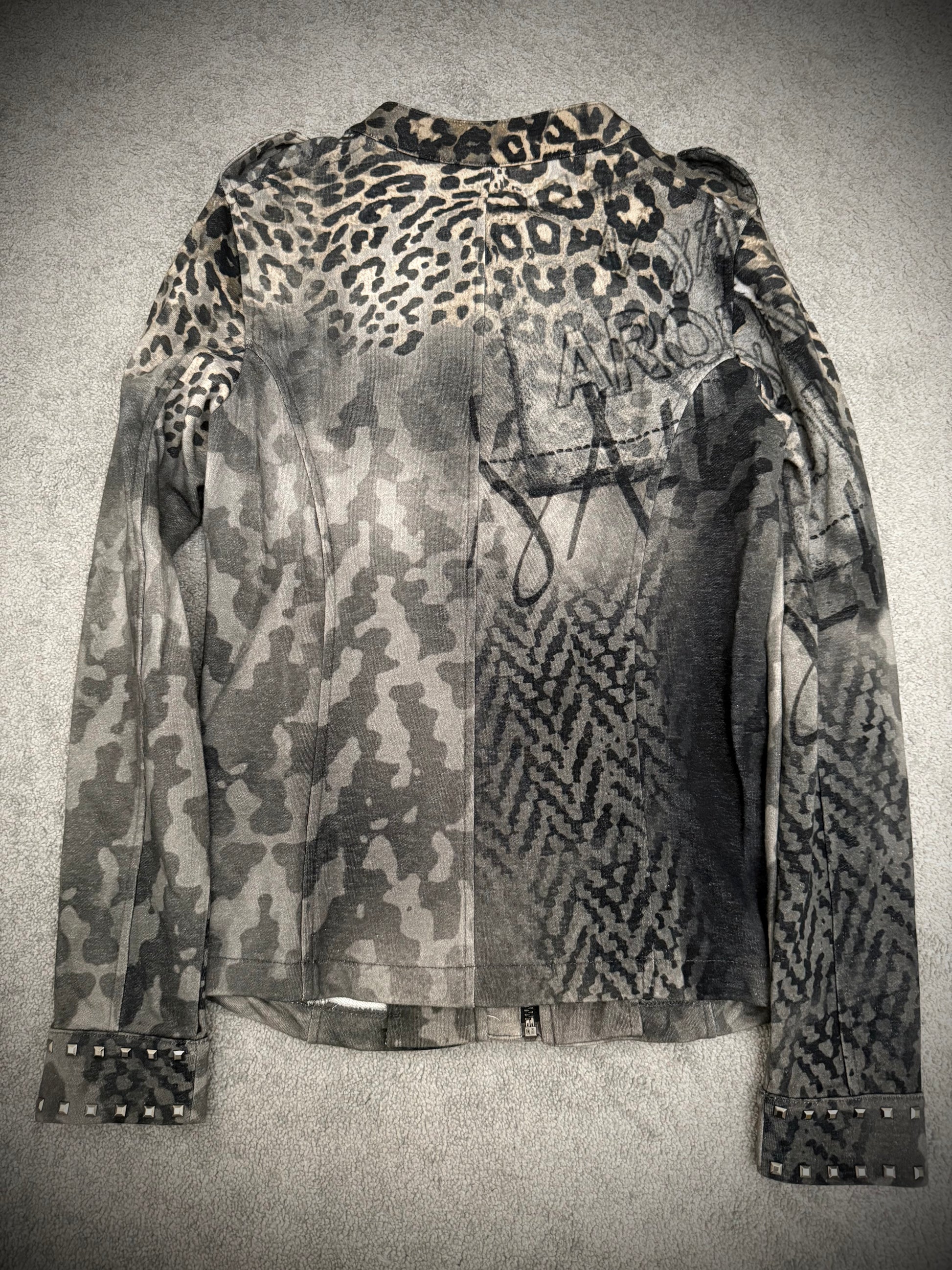 Monari multi exotical studded sweat jacket