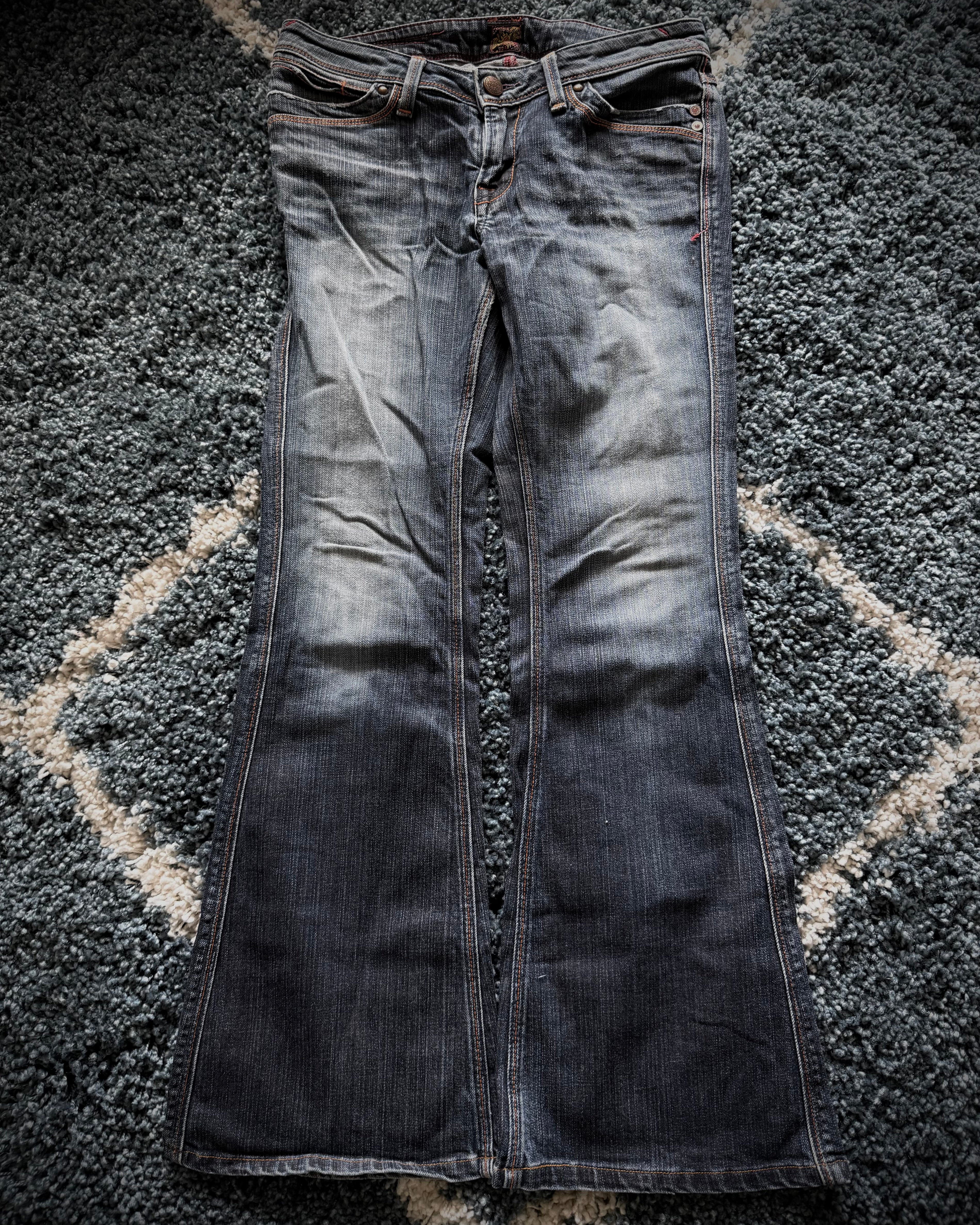Brappers Accented flared denim