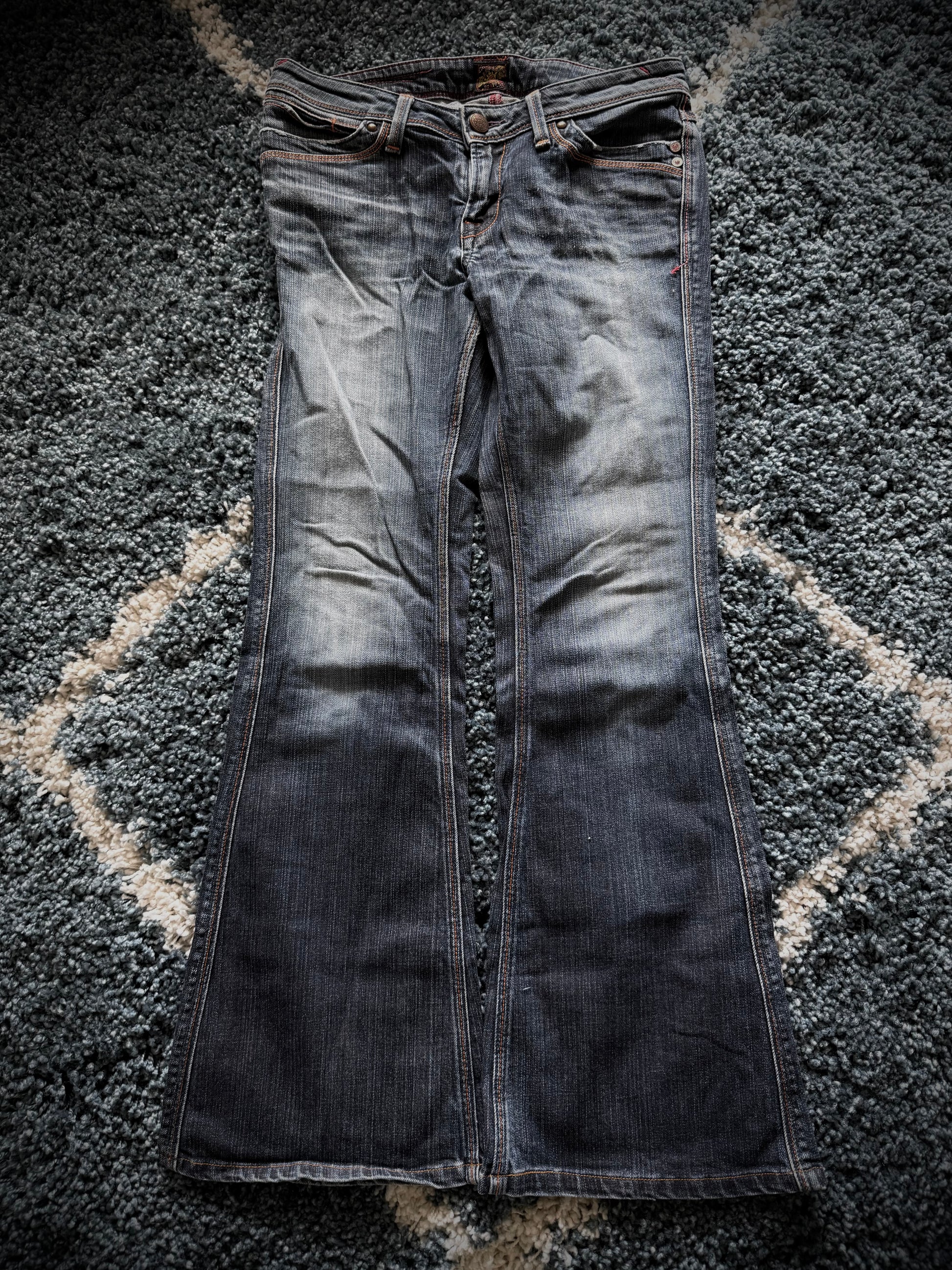 Brappers Accented flared denim