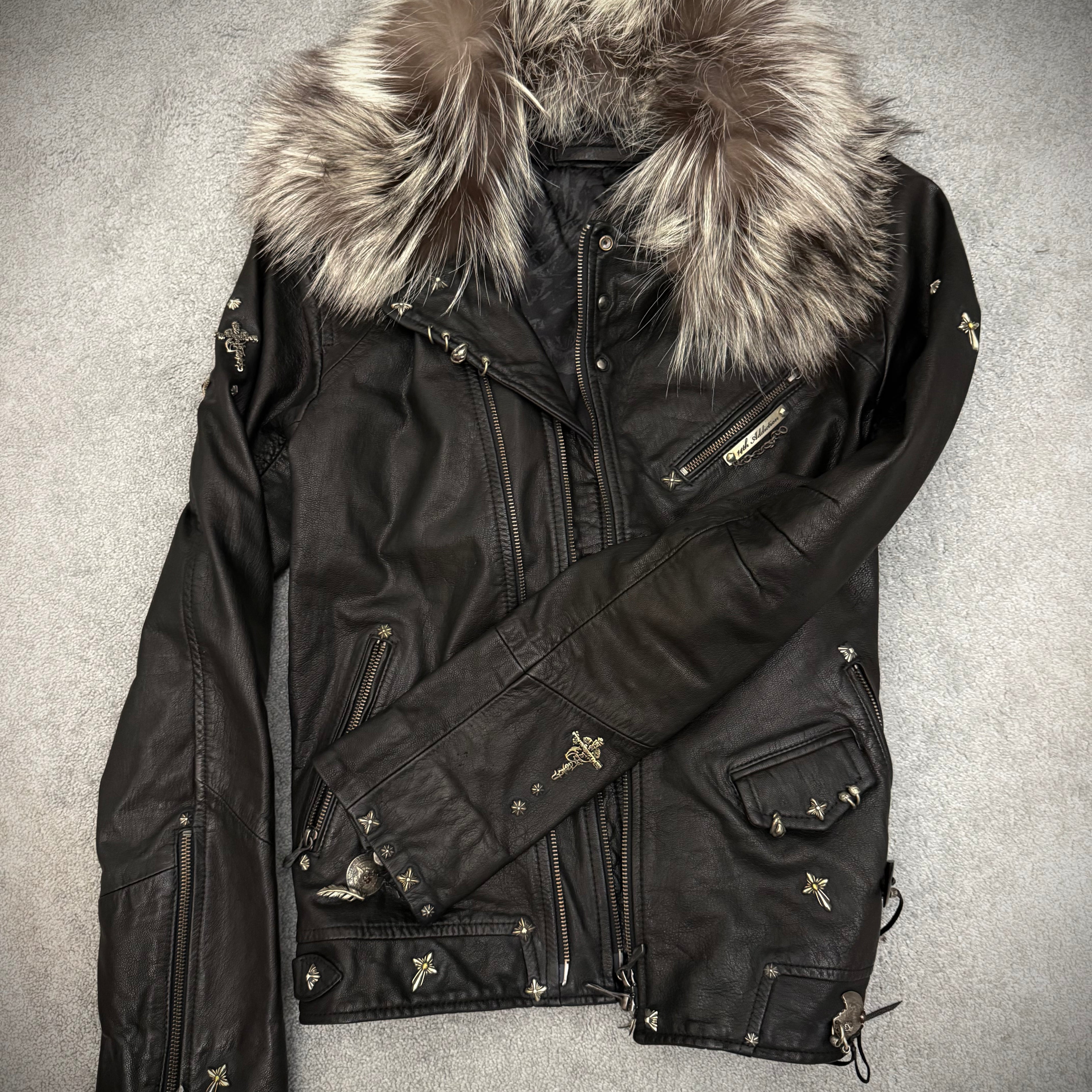 14th Addiction maxed out Radio 1 Leather Jacket