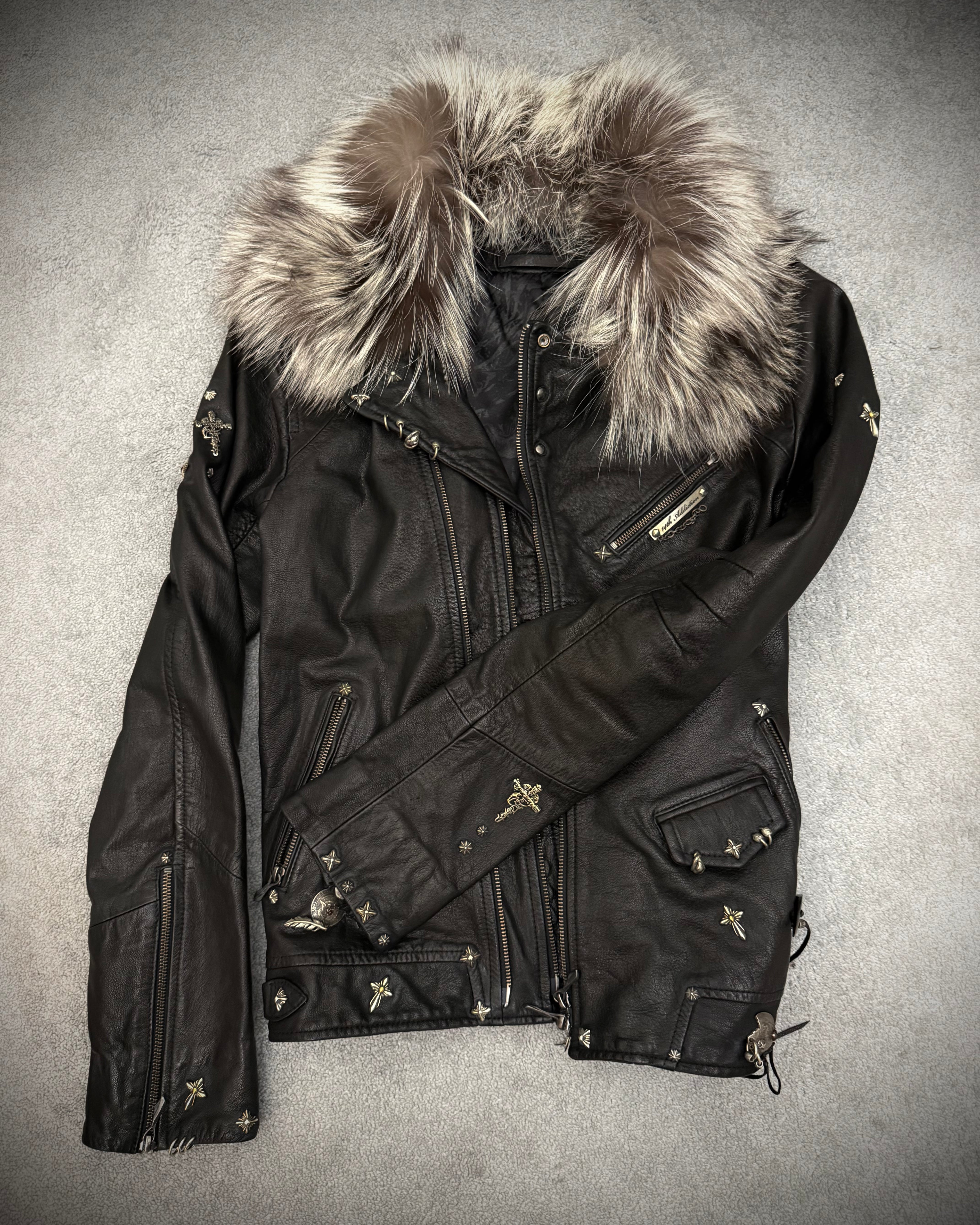 14th Addiction maxed out Radio 1 Leather Jacket