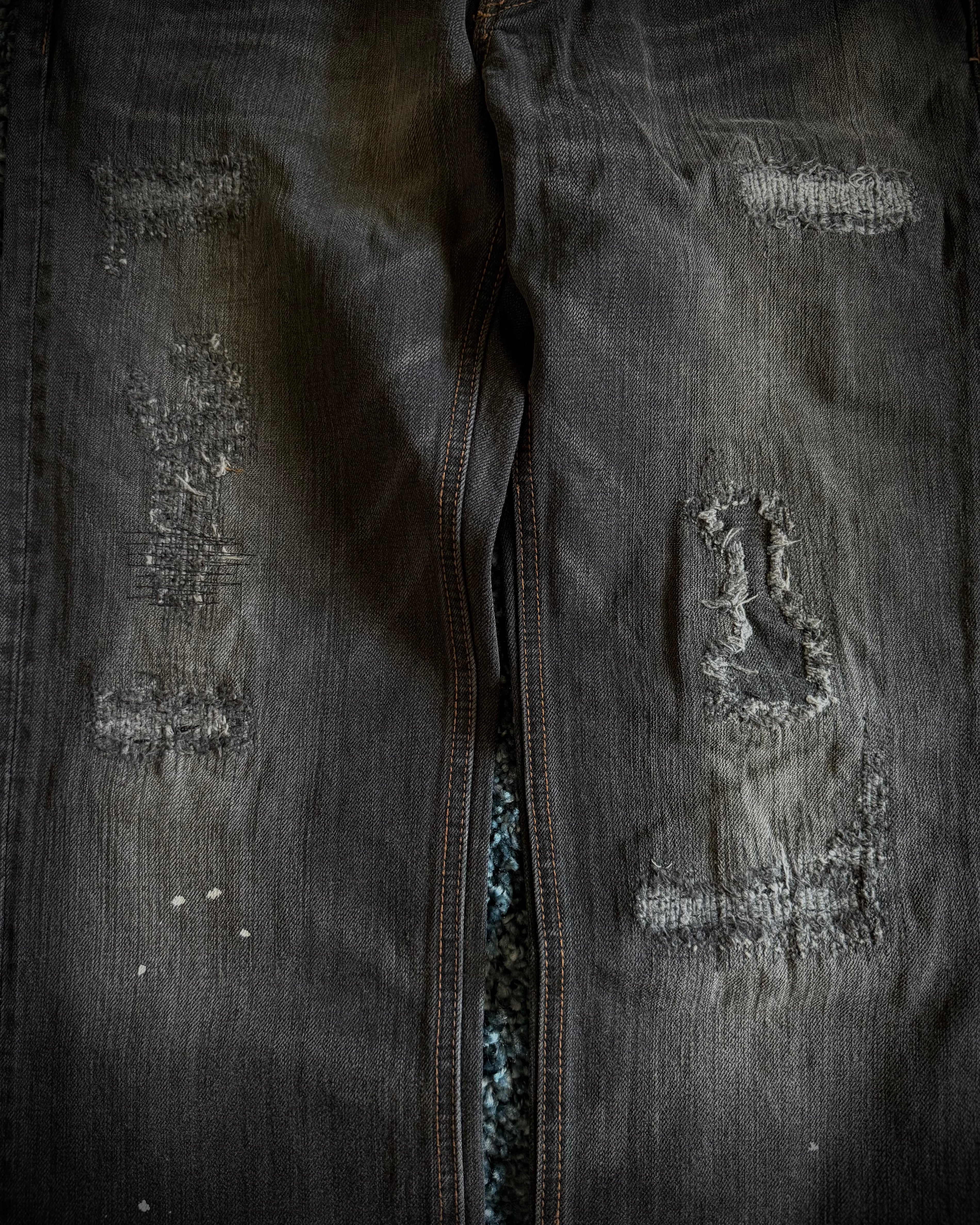 Diablo Splattered Honeycomb Bootcut pants