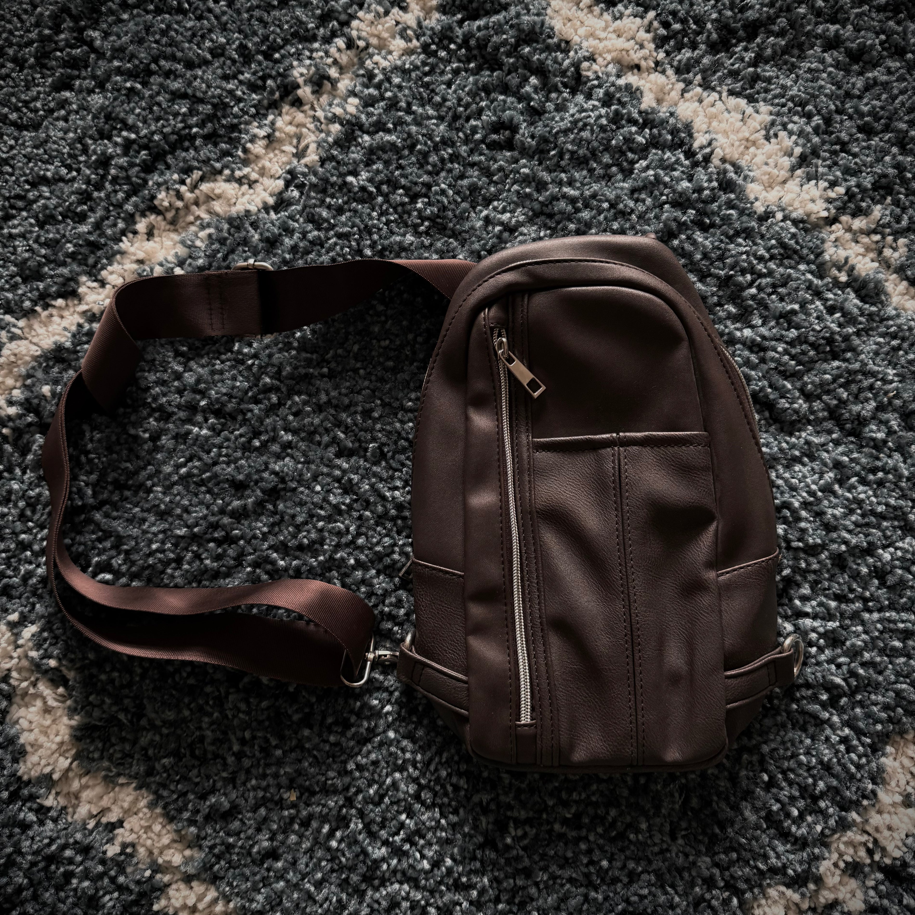 Rattle Trap Shoulder Leather Bag