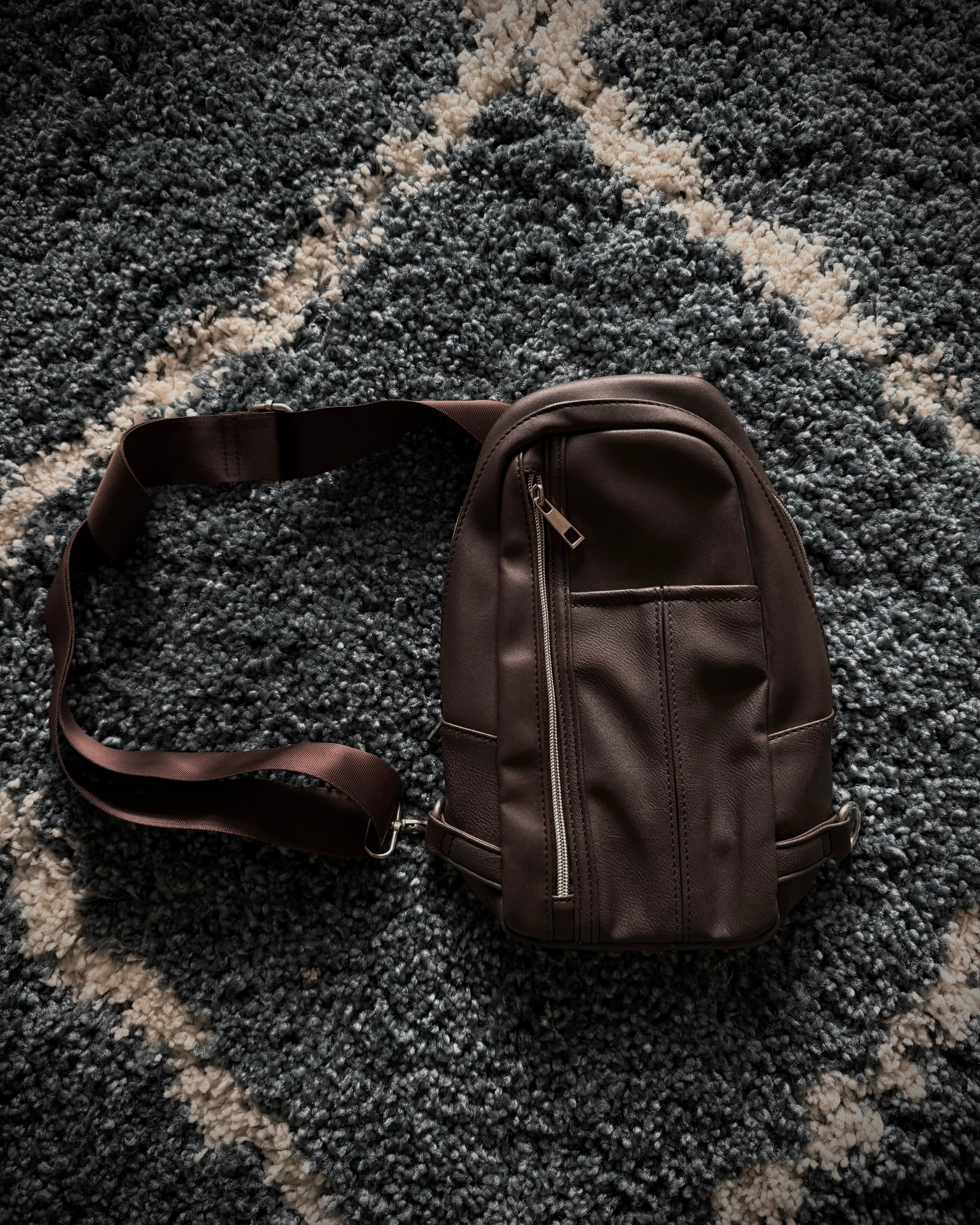 Rattle Trap Shoulder Leather Bag