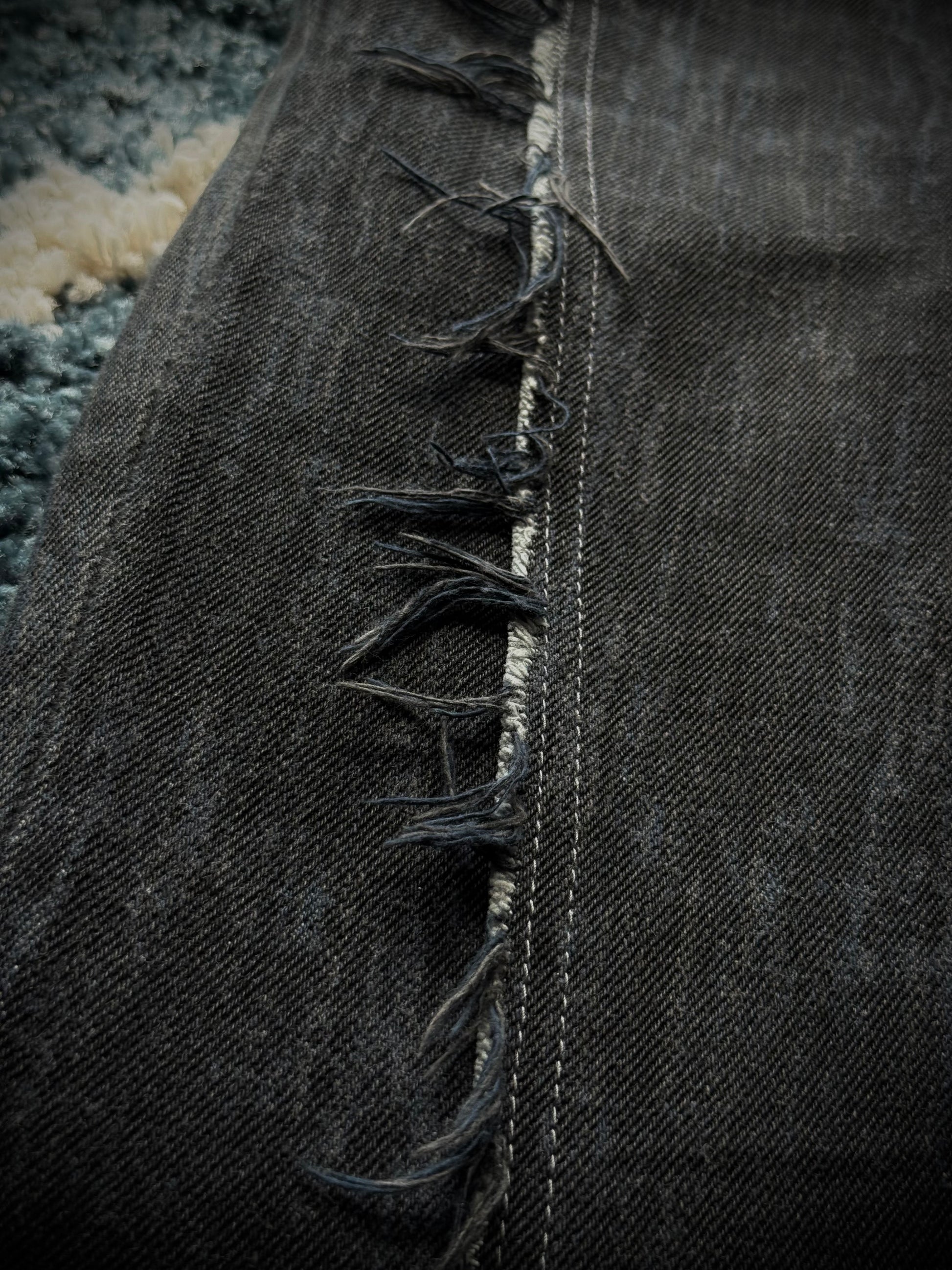 Tornado Mart Fringed Flared Jeans