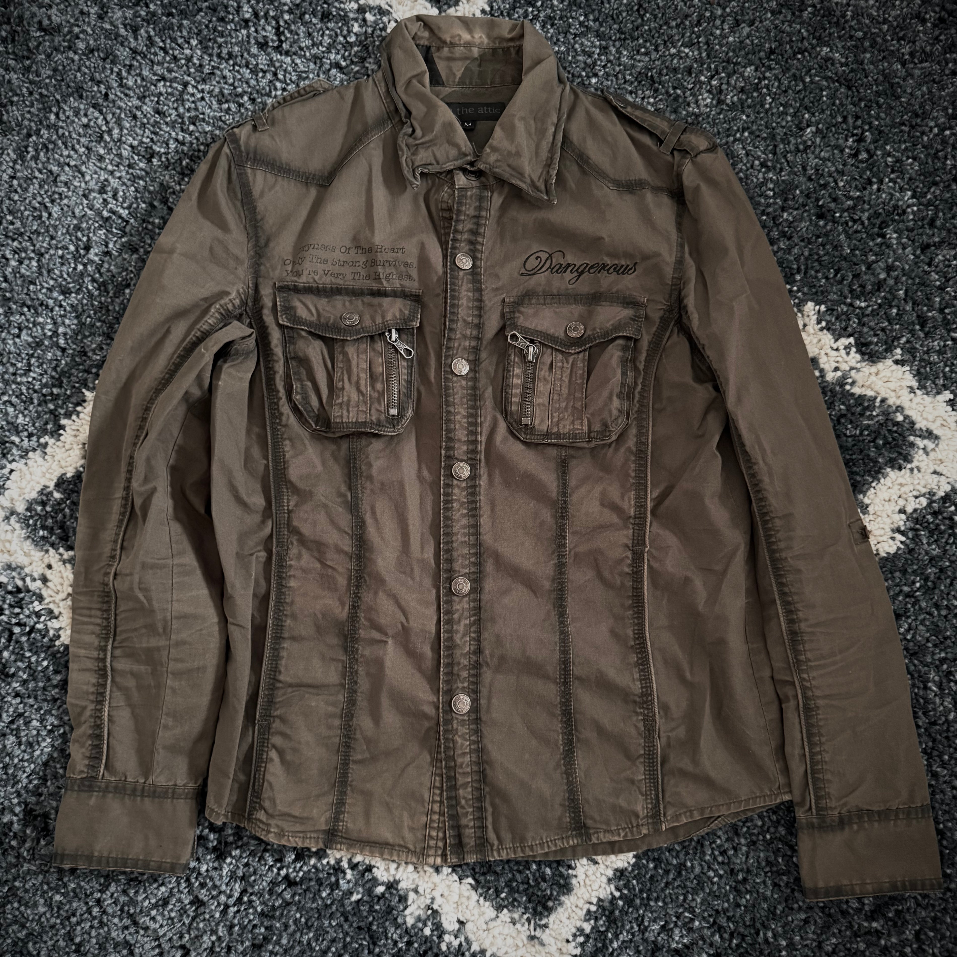 In the attic „with the lights out“ jacket