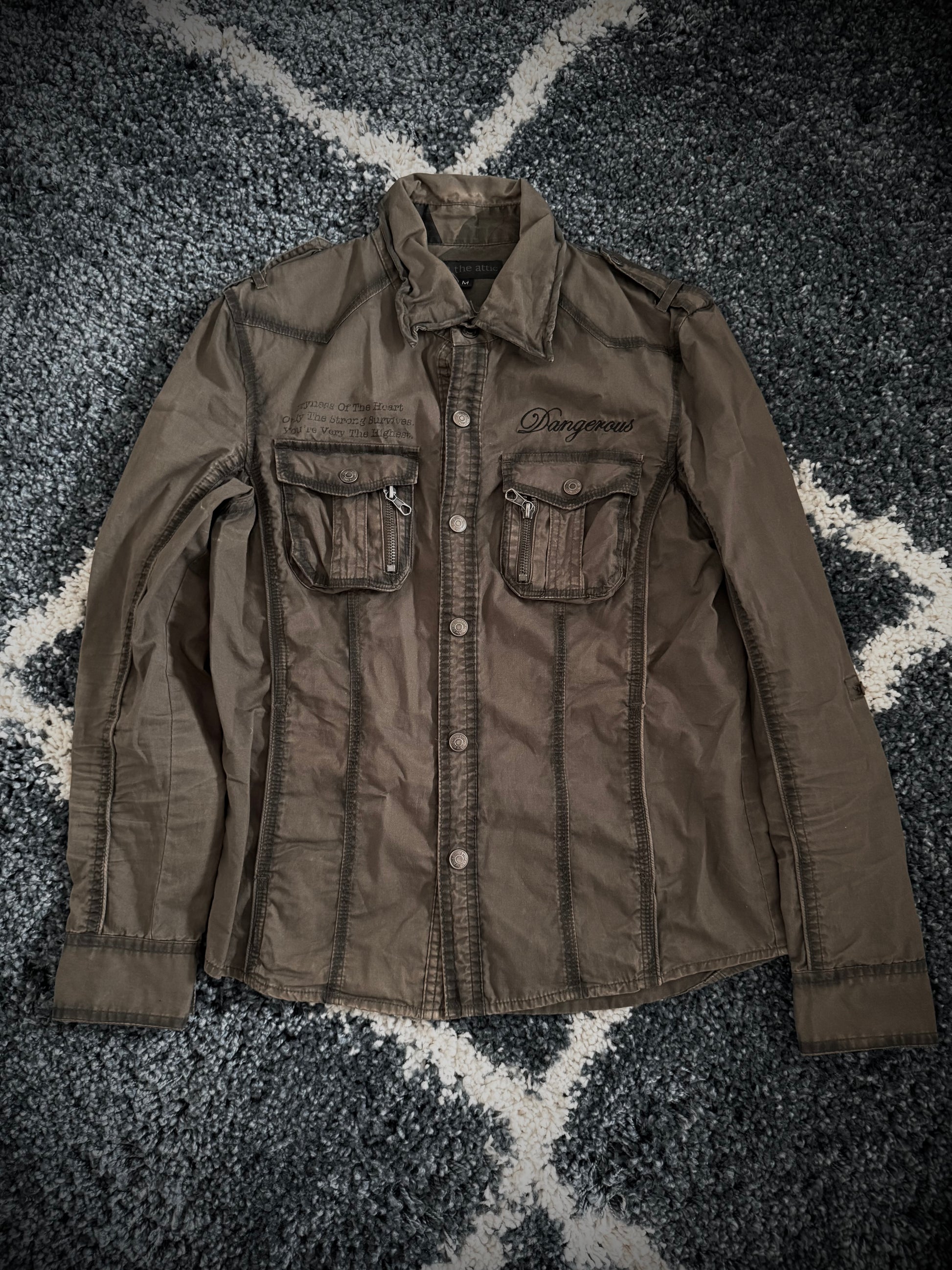 In the attic „with the lights out“ jacket