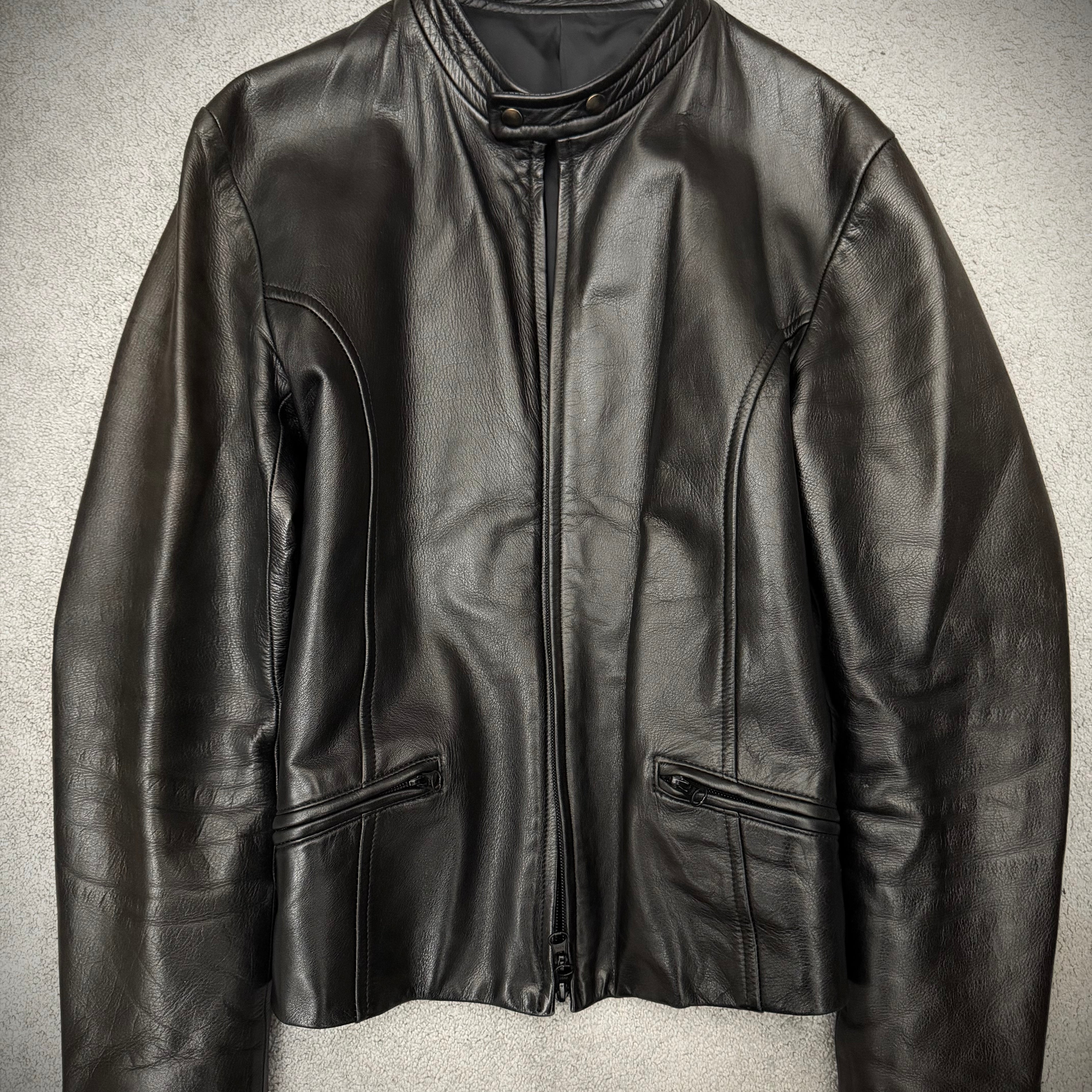 5351 Pour Les Hommes Obsidian Shield Leather Jacket