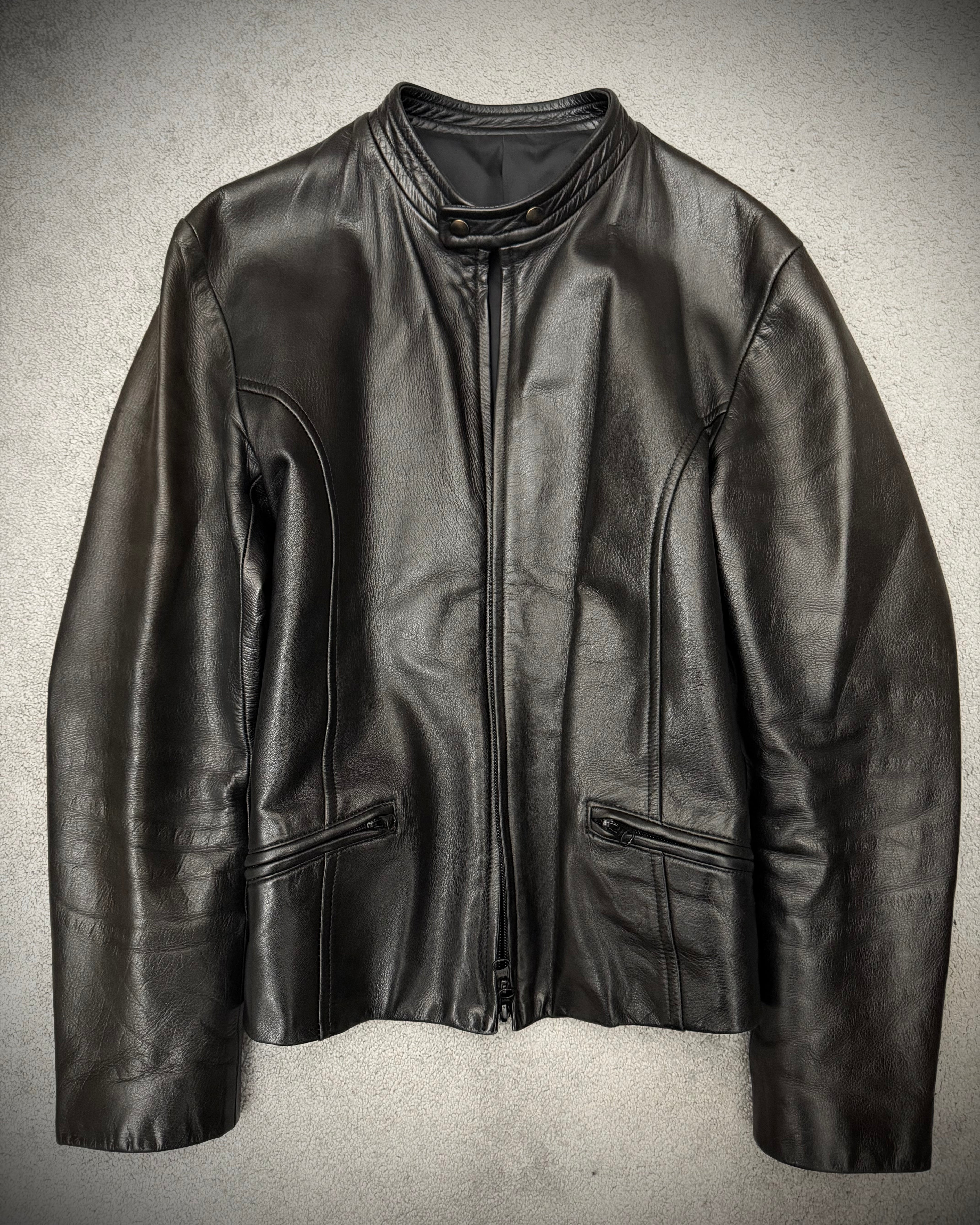 5351 Pour Les Hommes Obsidian Shield Leather Jacket