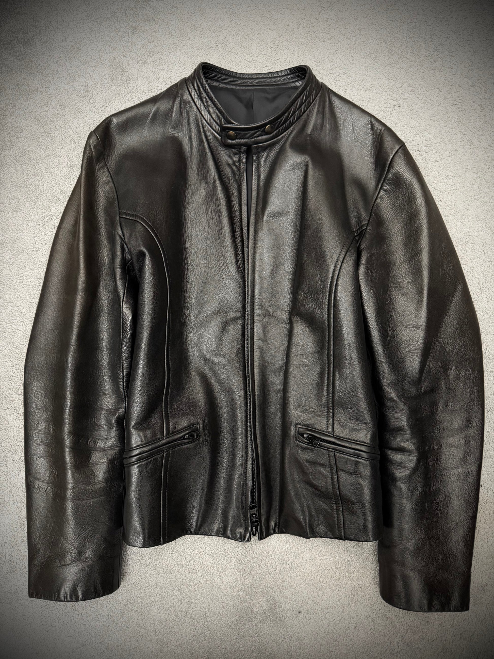 5351 Pour Les Hommes Obsidian Shield Leather Jacket