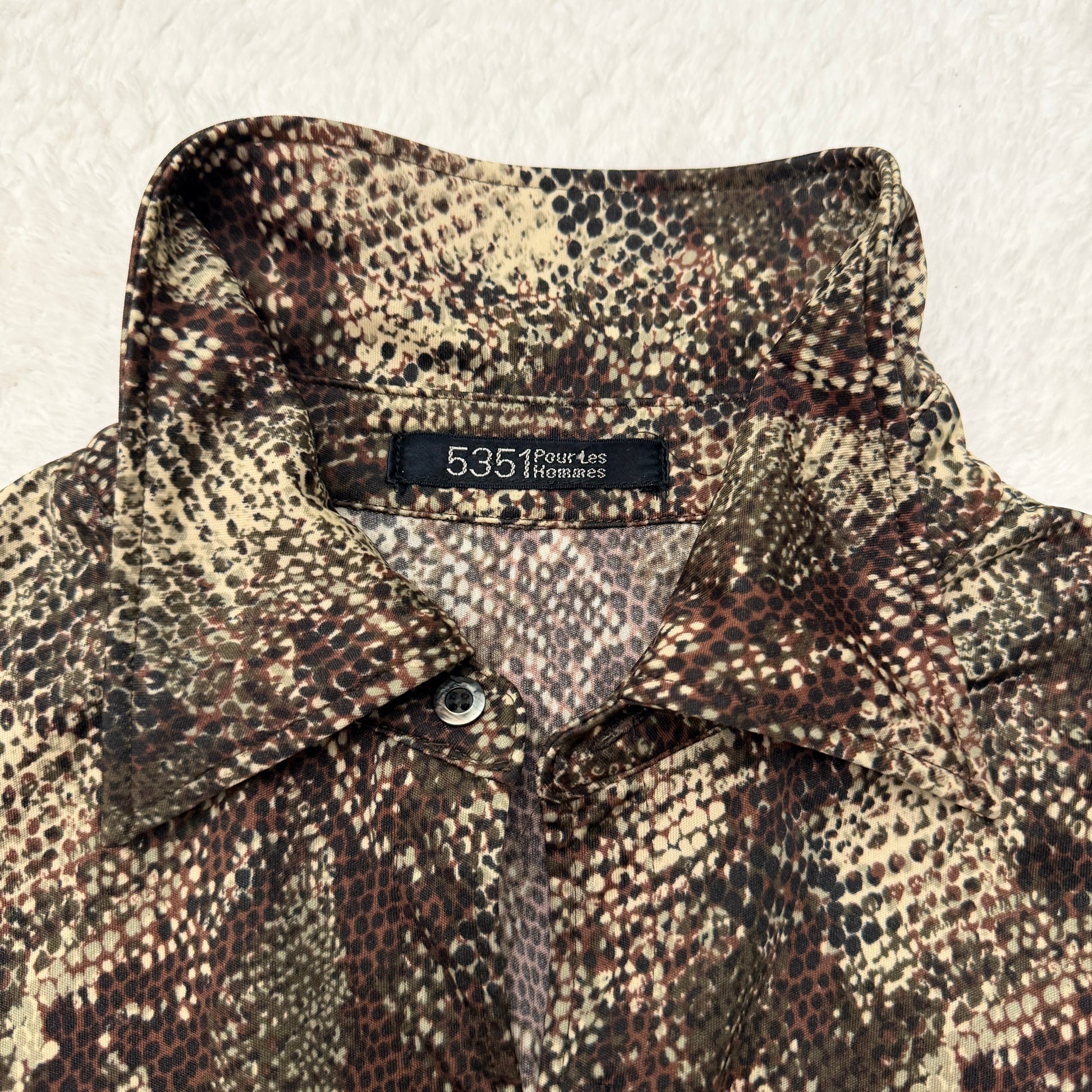 5351 Snakeskin Polo Shirt