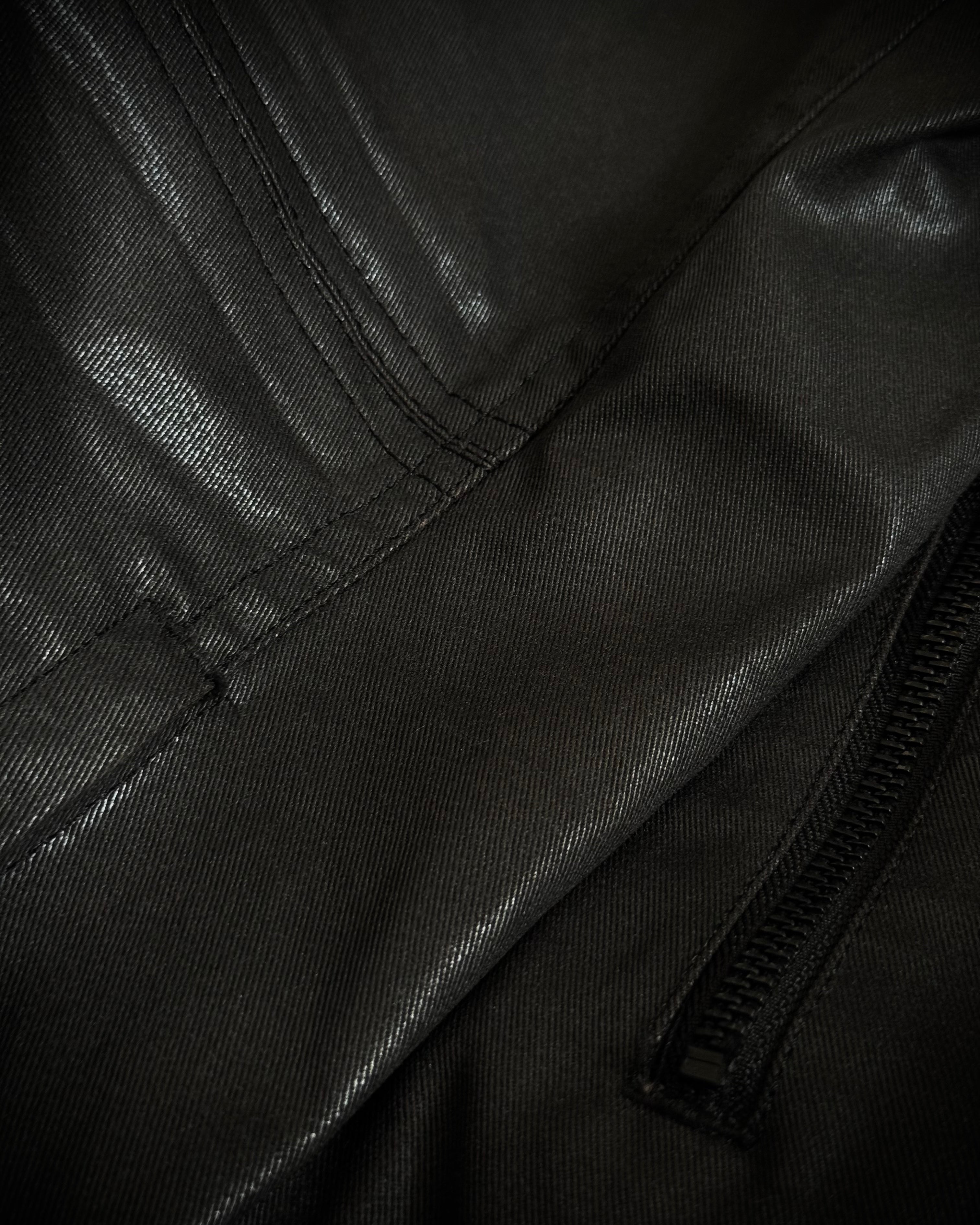 Schlussel waxed military jacket